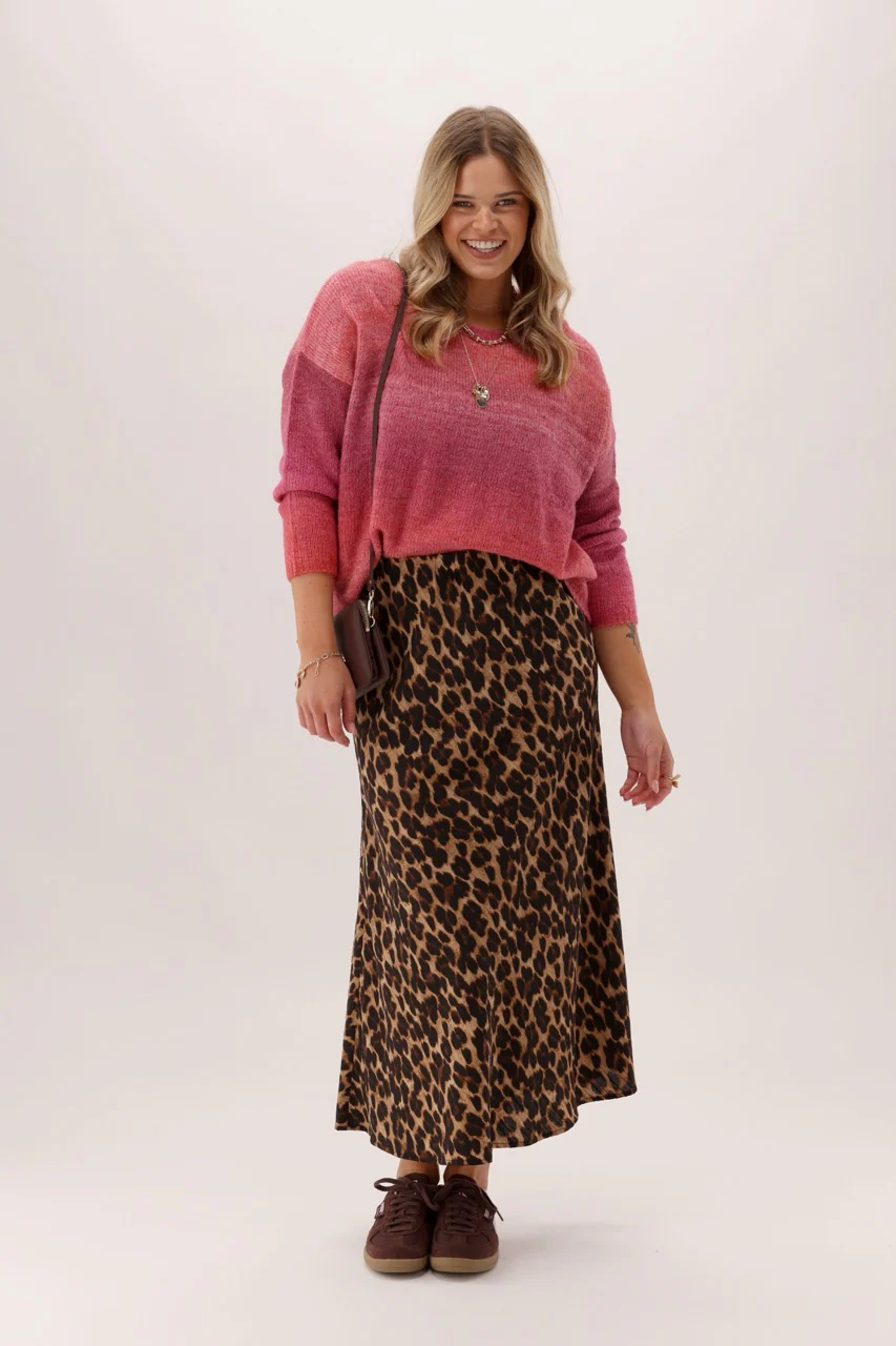 Shine On Label Hayes Jumper Red Pink Ombre - Image 4