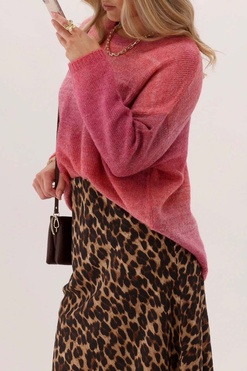 Shine On Label Hayes Jumper Red Pink Ombre - Image 7