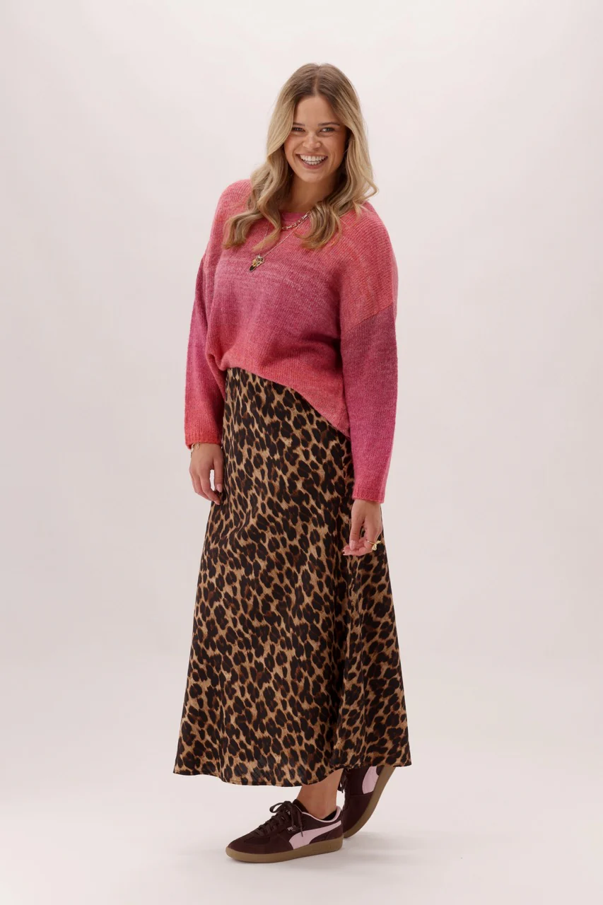 Shine On Label Hayes Jumper Red Pink Ombre - Image 8