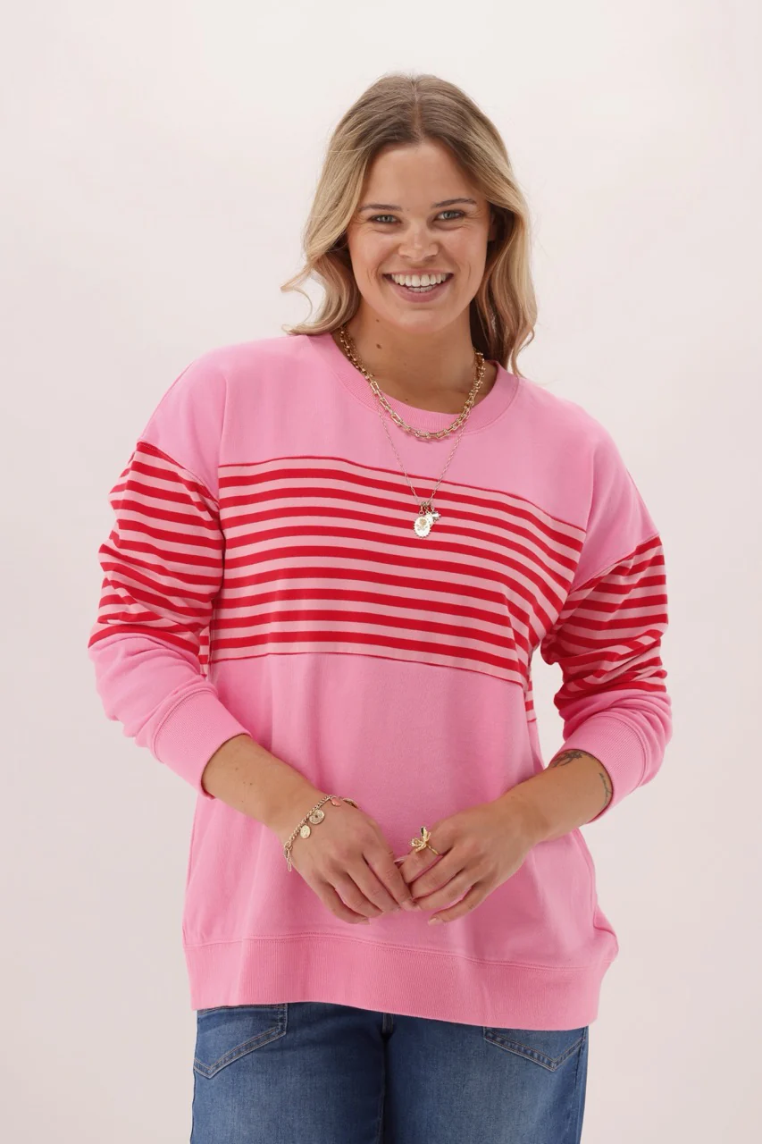 Shine On Label Horizon Crew Pink - Image 3