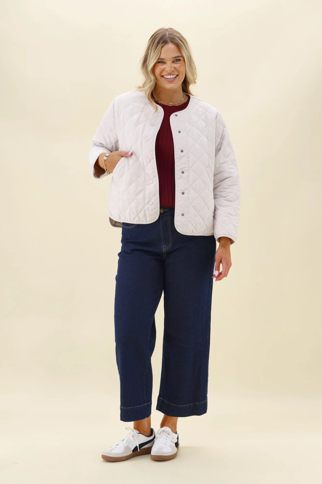 Shine On Label Katie Rib Top Berry - Image 6