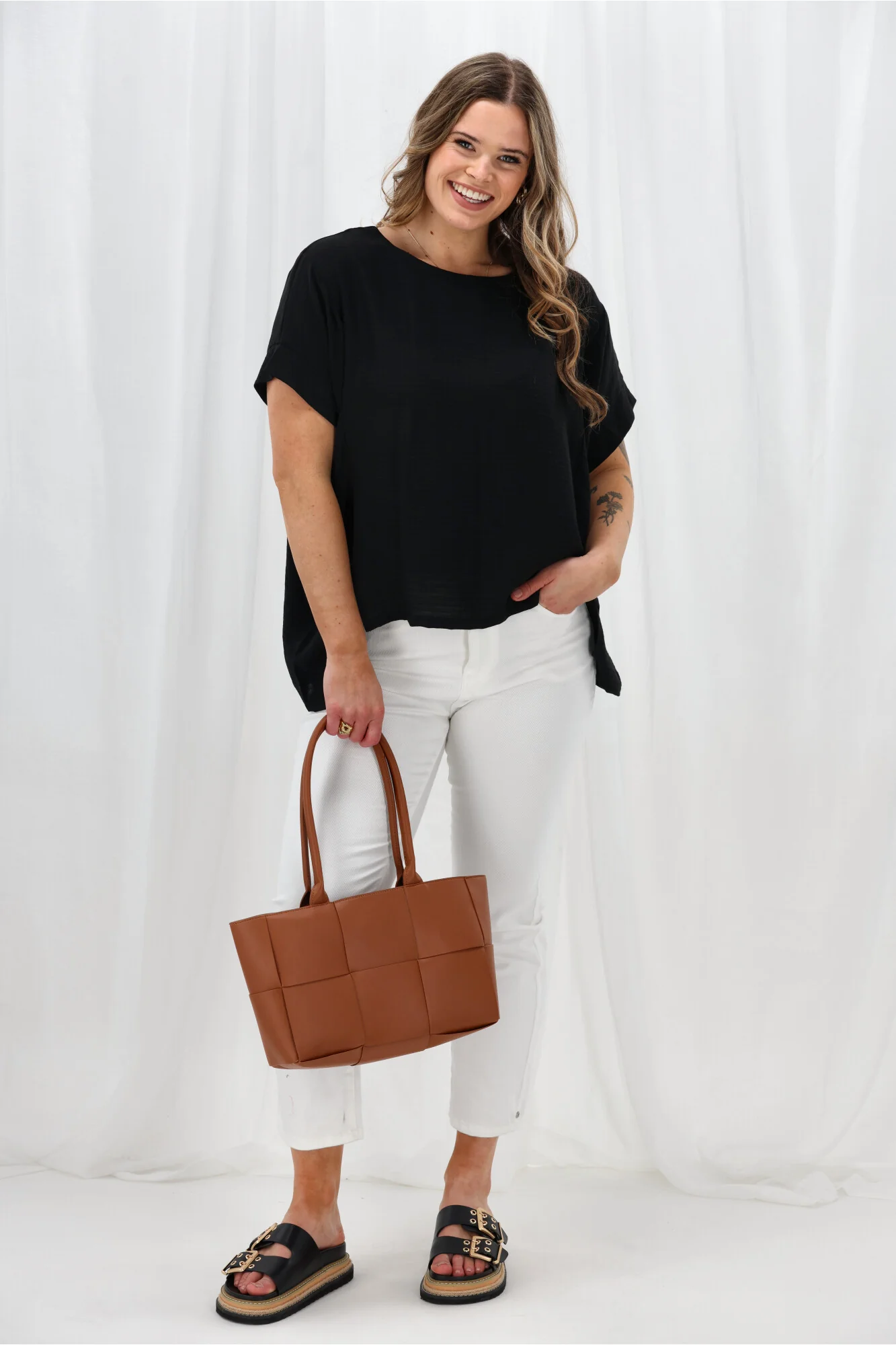 Shine On Label Kensington Top Black - Image 2