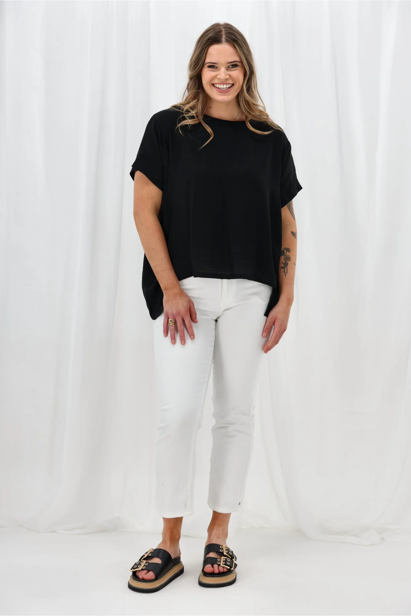 Shine On Label Kensington Top Black - Image 3