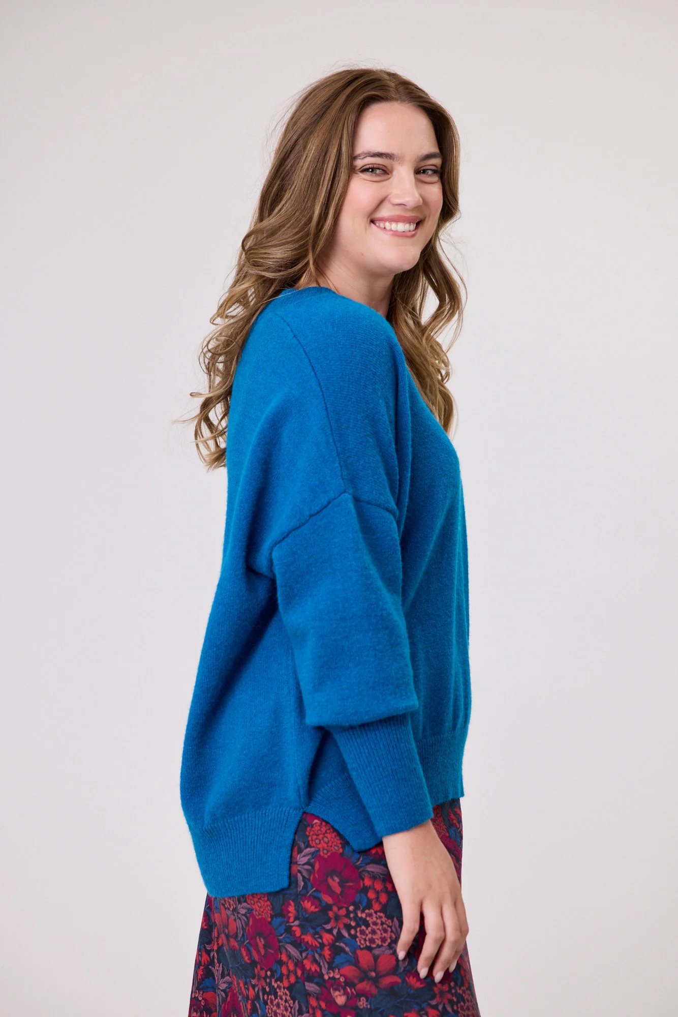 Shine On Label Kova Knit Jumper Blue - Image 5