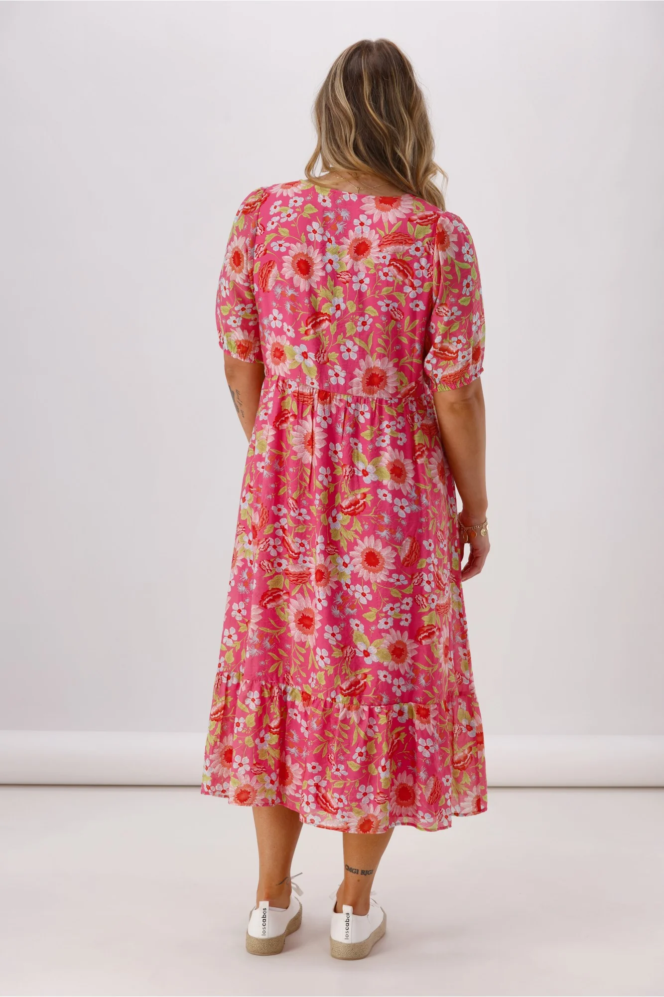 Shine On Label Luca Dress Pink Floral - Image 6