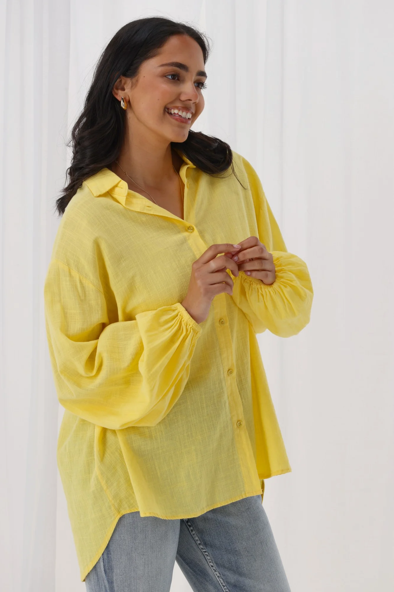 Shine On Label Lumina Shirt Yellow - Image 2