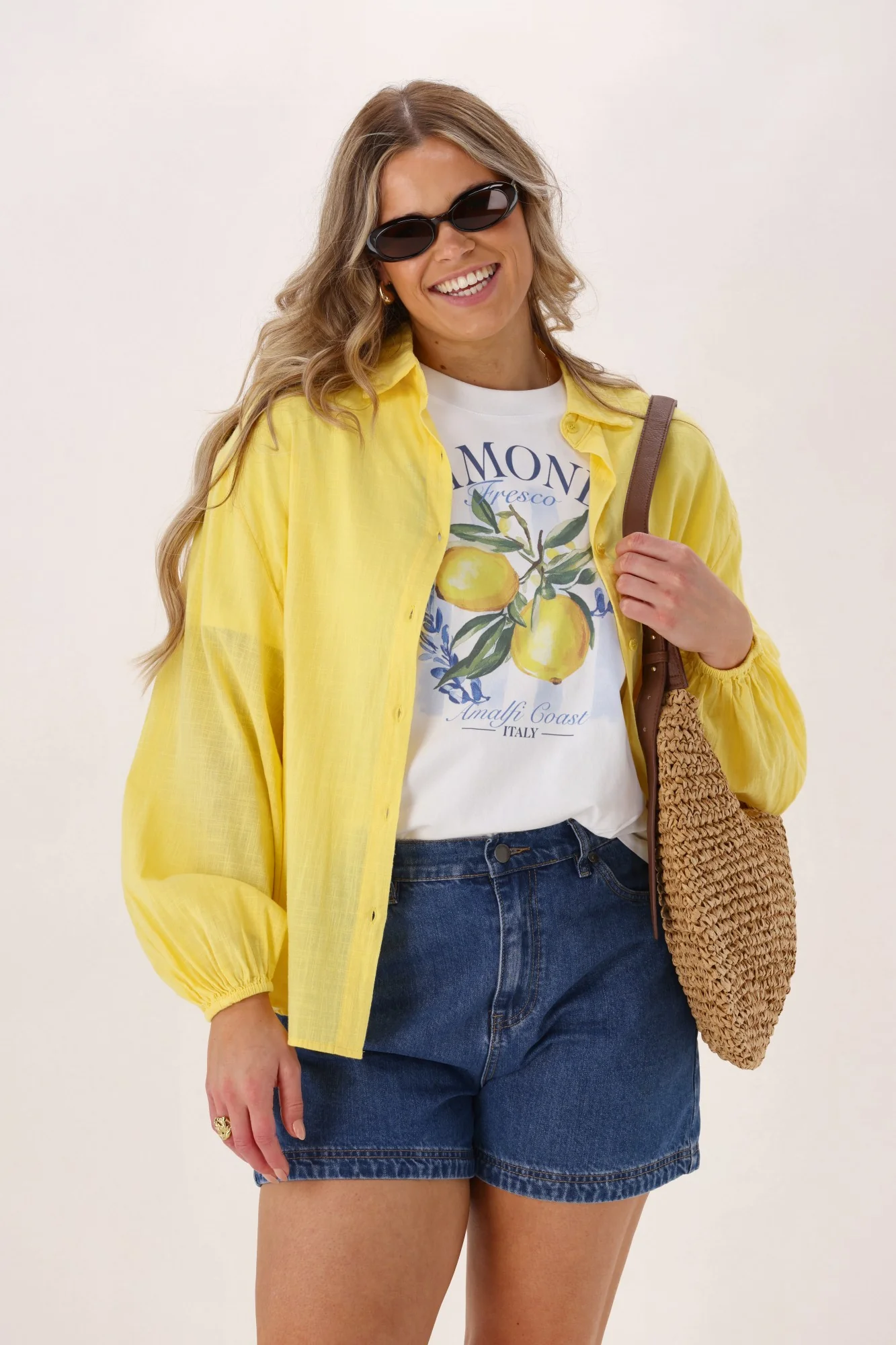 Shine On Label Lumina Shirt Yellow - Image 5