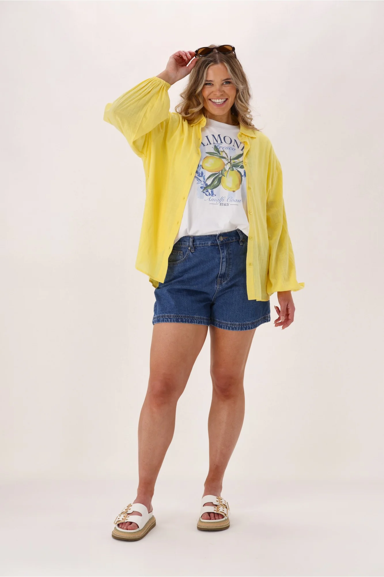 Shine On Label Lumina Shirt Yellow - Image 7