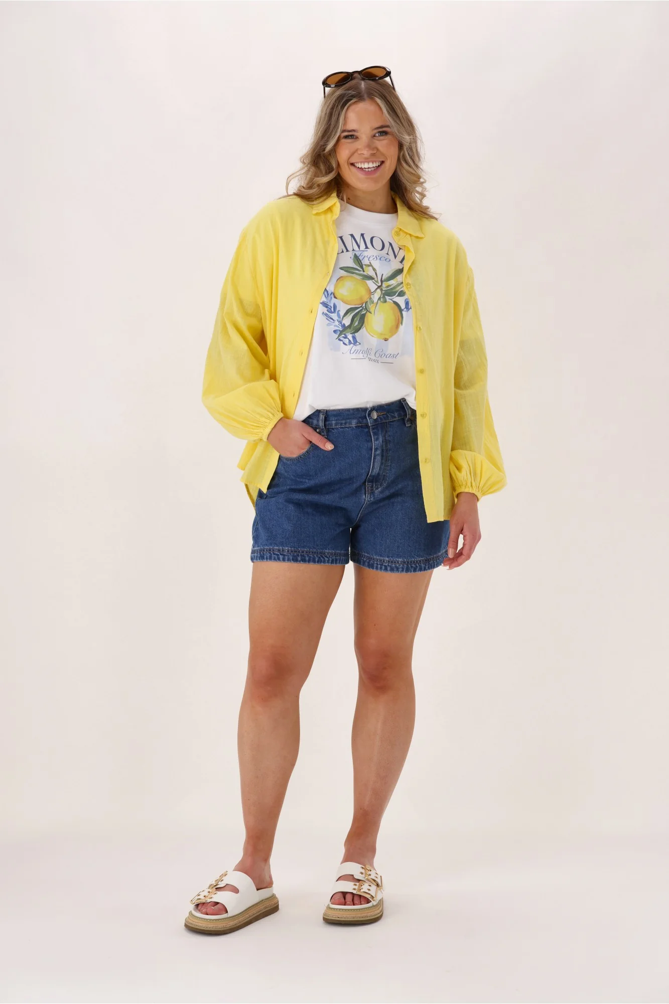 Shine On Label Lumina Shirt Yellow - Image 9