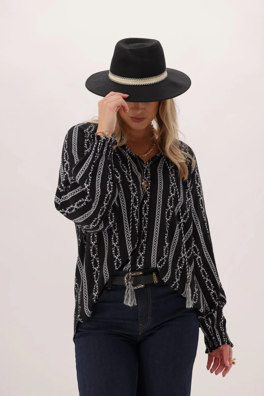 Shine On Label Nomad Top Black - Image 5
