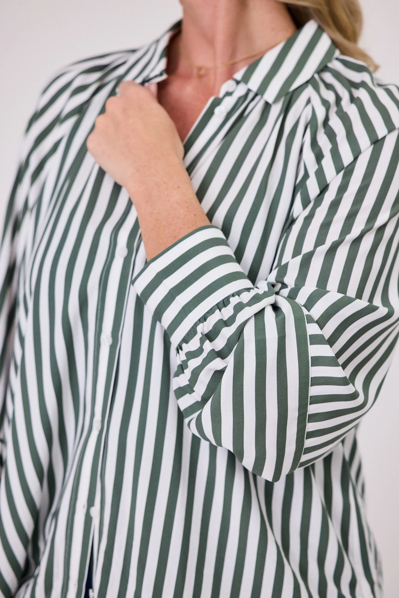 Shine On Label Olive Grove Shirt Stripe - Image 4