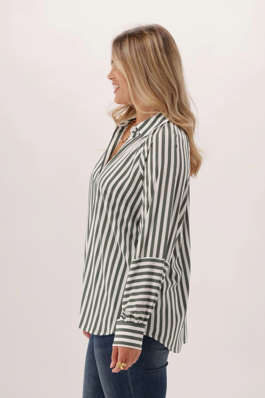 Shine On Label Olive Grove Shirt Stripe - Image 6