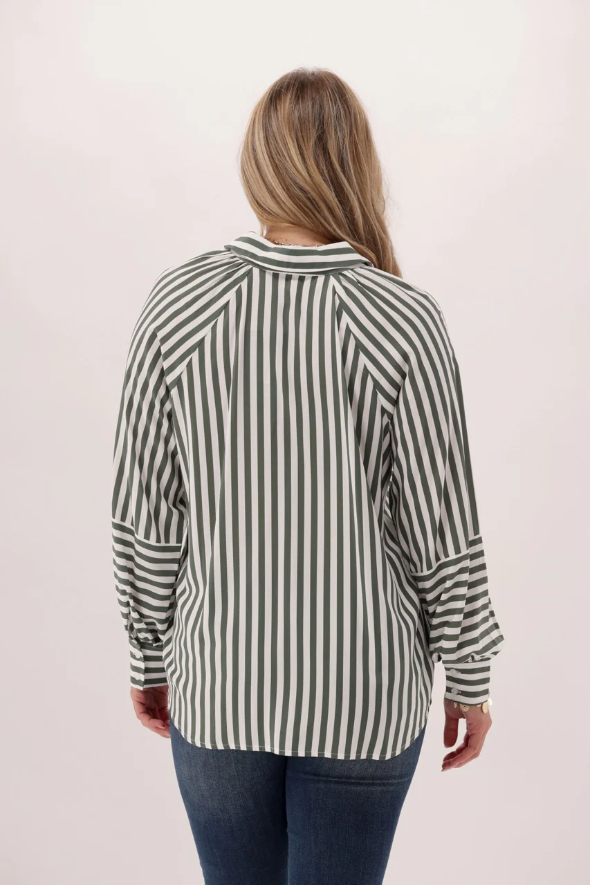 Shine On Label Olive Grove Shirt Stripe - Image 7