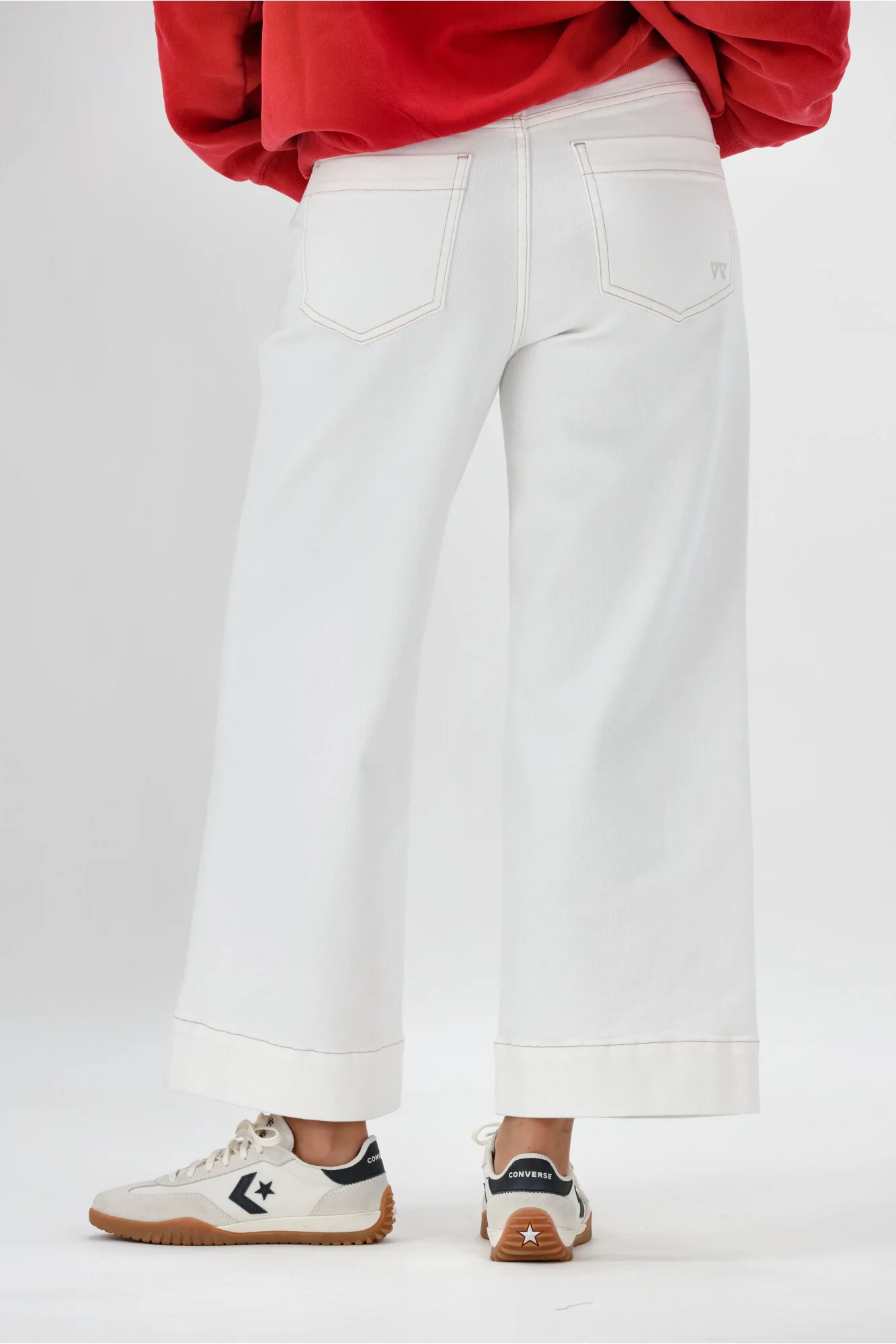 Shine On Label Owen Wide Leg Cropped Jean Natural - Image 2