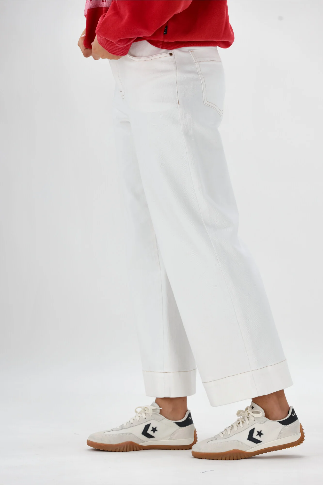 Shine On Label Owen Wide Leg Cropped Jean Natural - Image 7