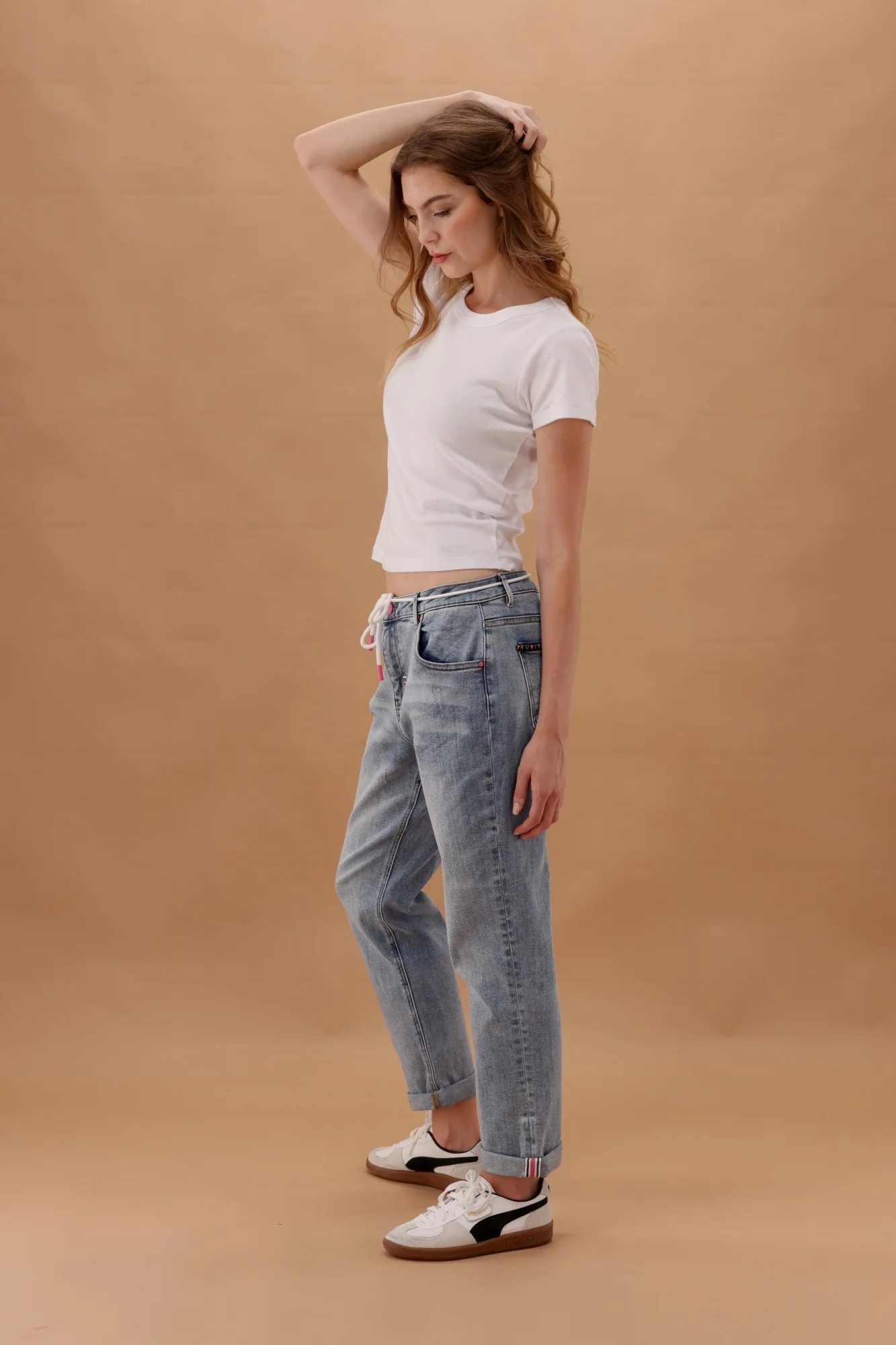 Shine On Label Raglan Collection Relaxed Jeans - Image 4