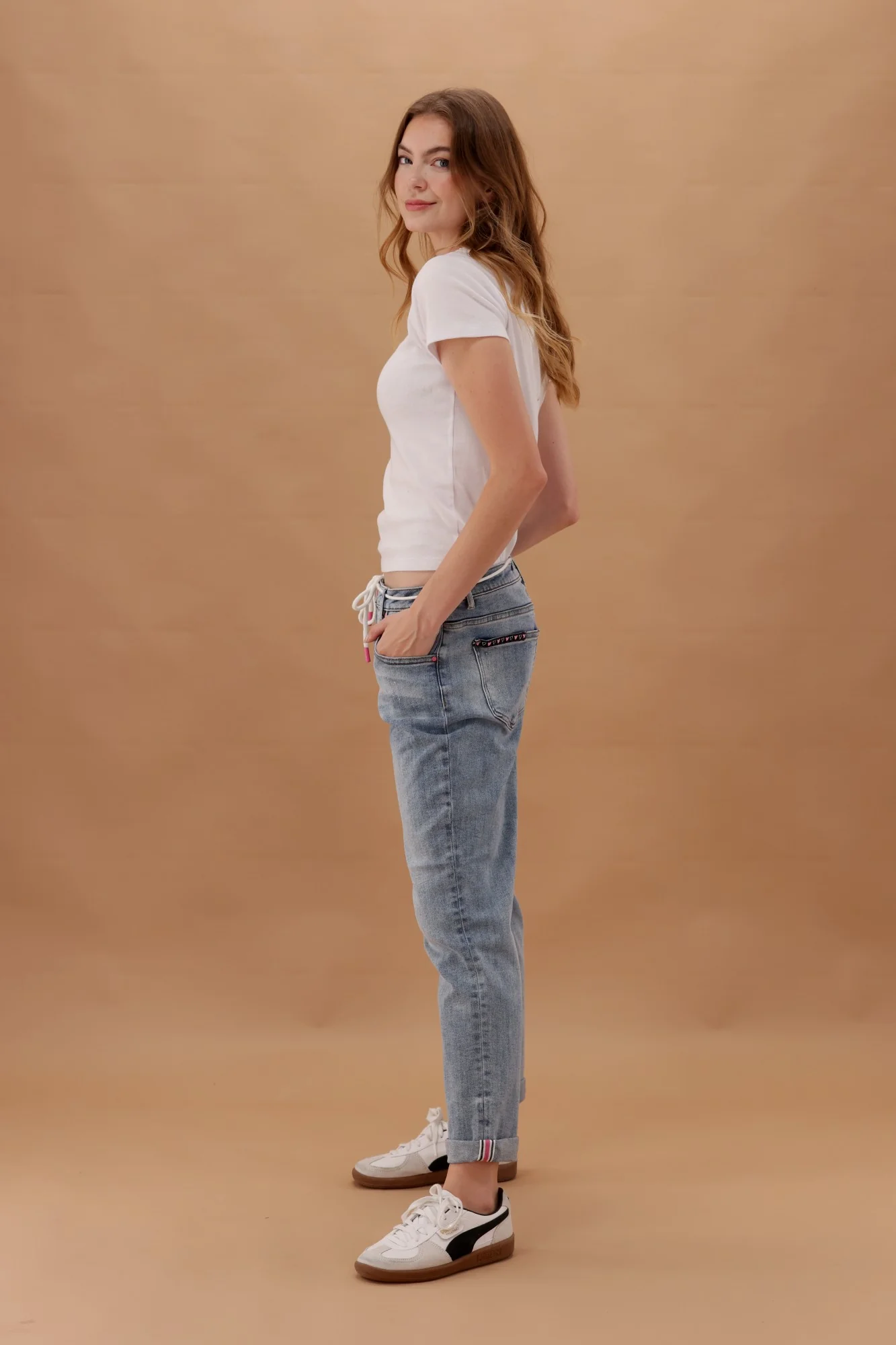 Shine On Label Raglan Collection Relaxed Jeans - Image 6
