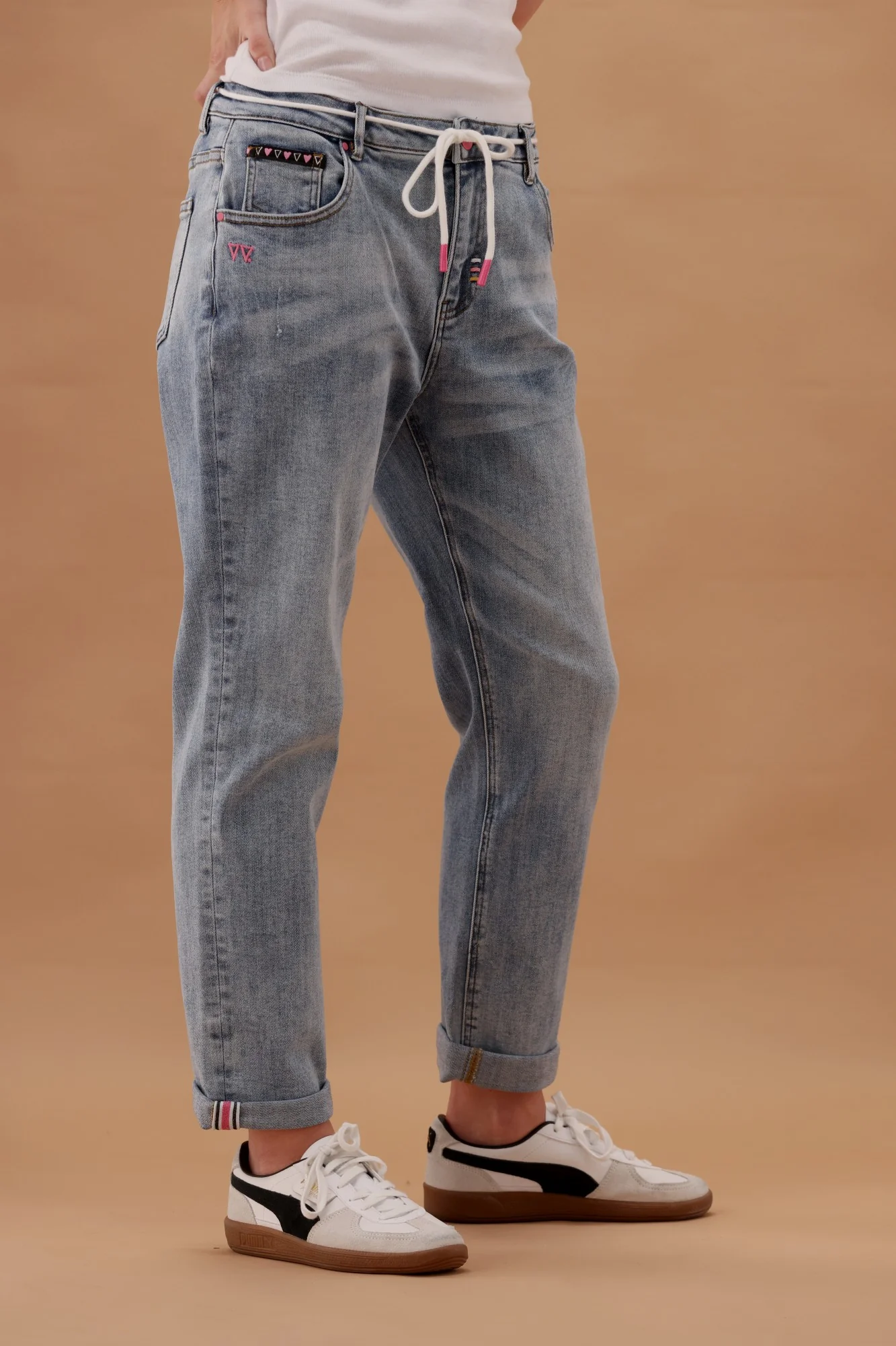 Shine On Label Raglan Collection Relaxed Jeans - Image 7