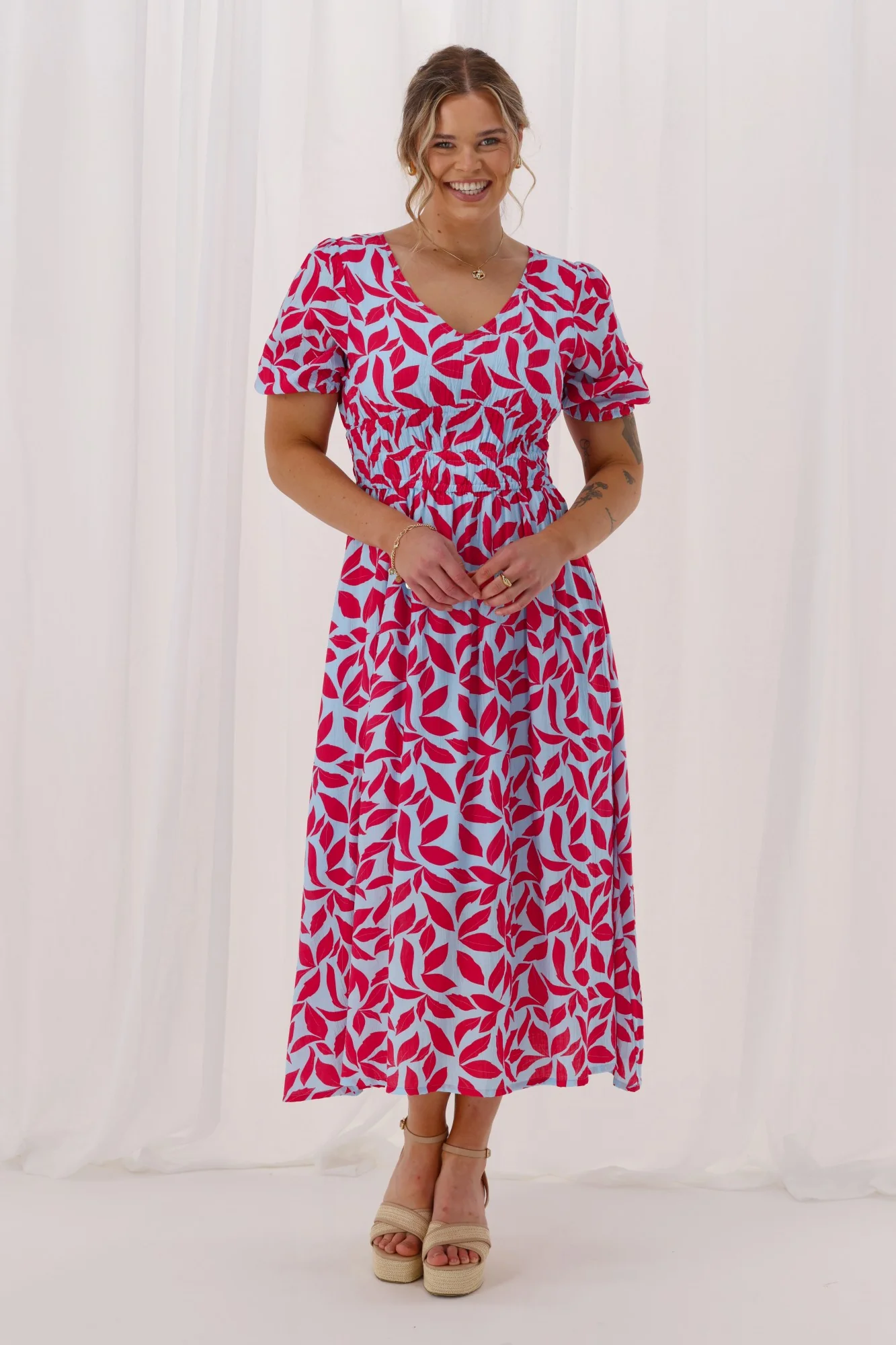 Shine On Label Reverie Midi Dress Print - Image 5