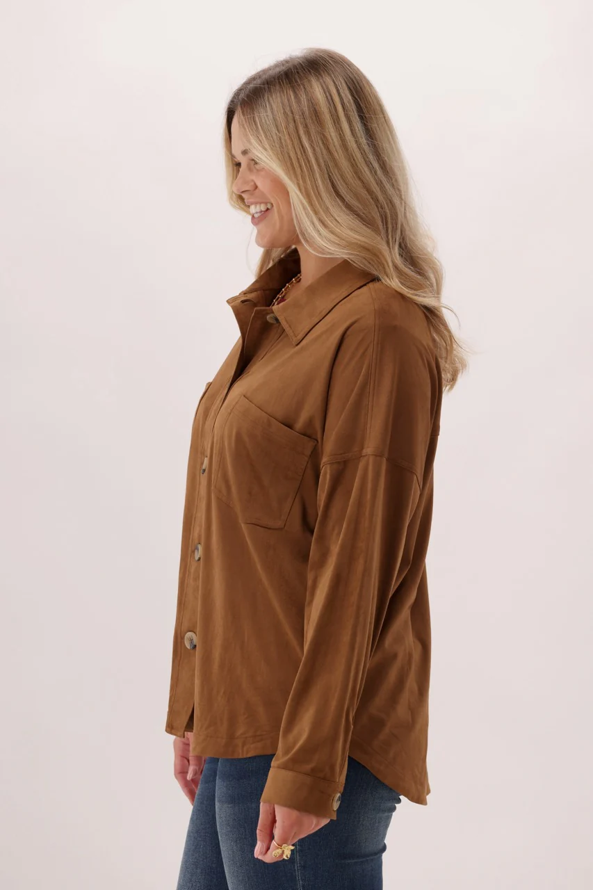 Shine On Label Rocky Jacket Tan - Image 5