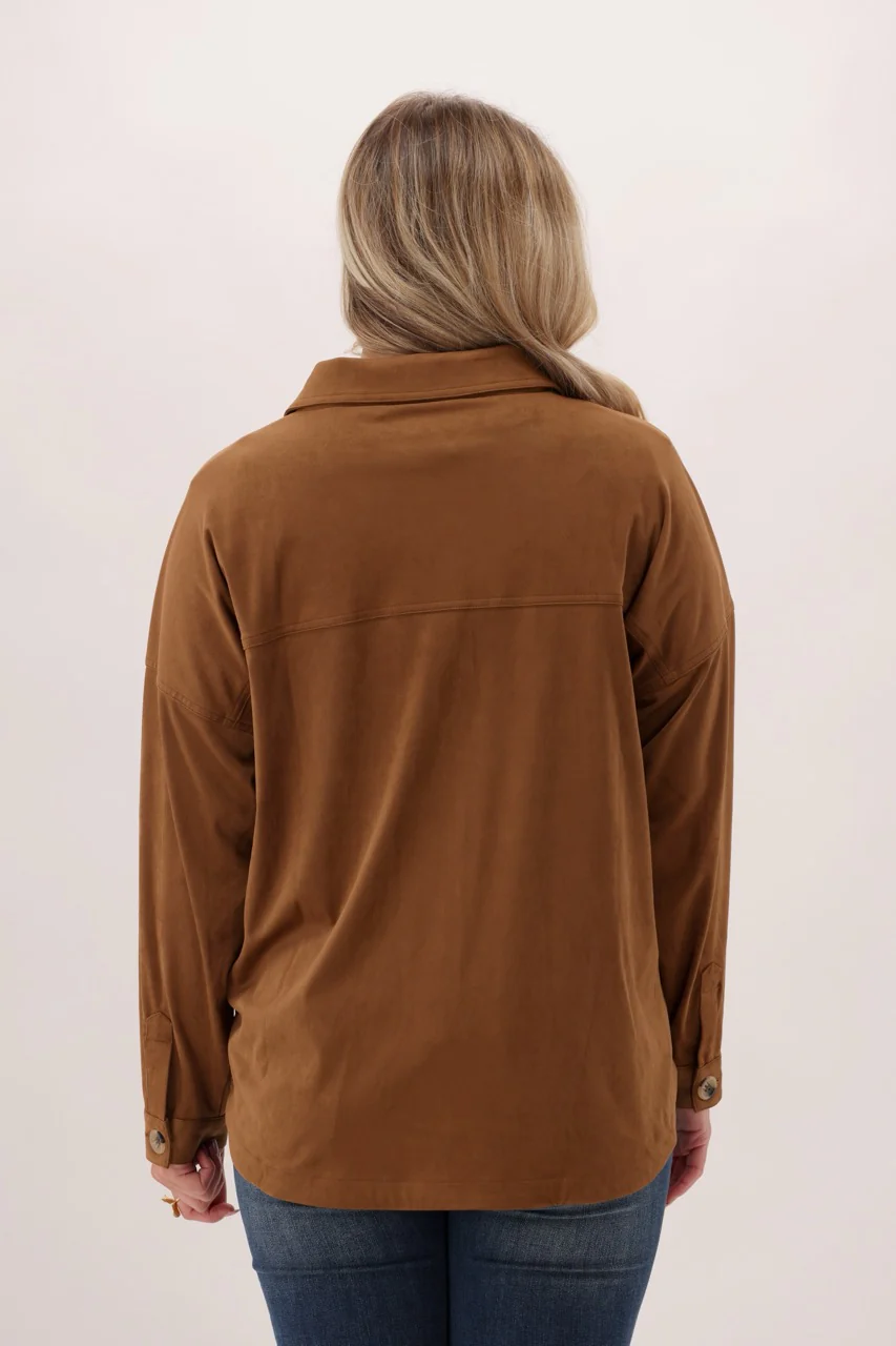 Shine On Label Rocky Jacket Tan - Image 6