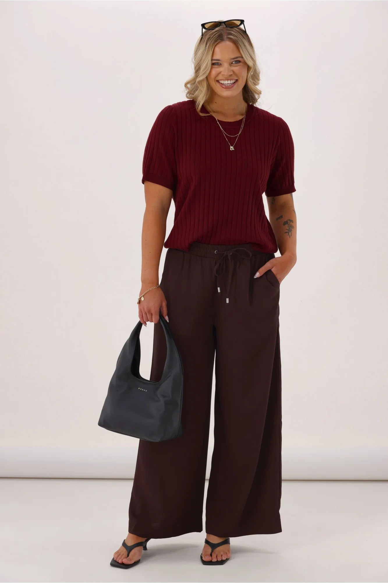 Shine On Label Rowen Pant Chocolate