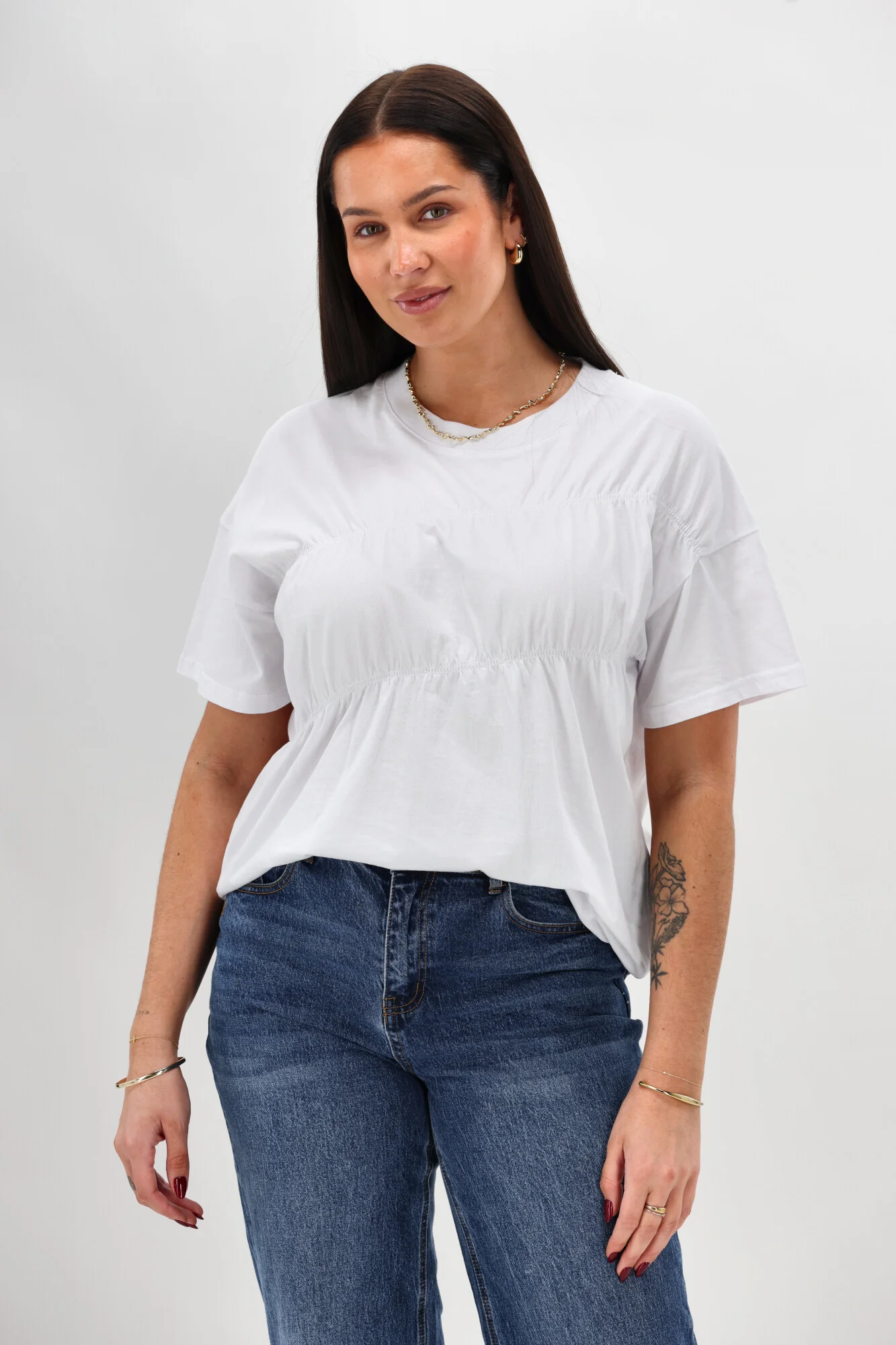 Shine On Label Ruen Tee White - Image 7