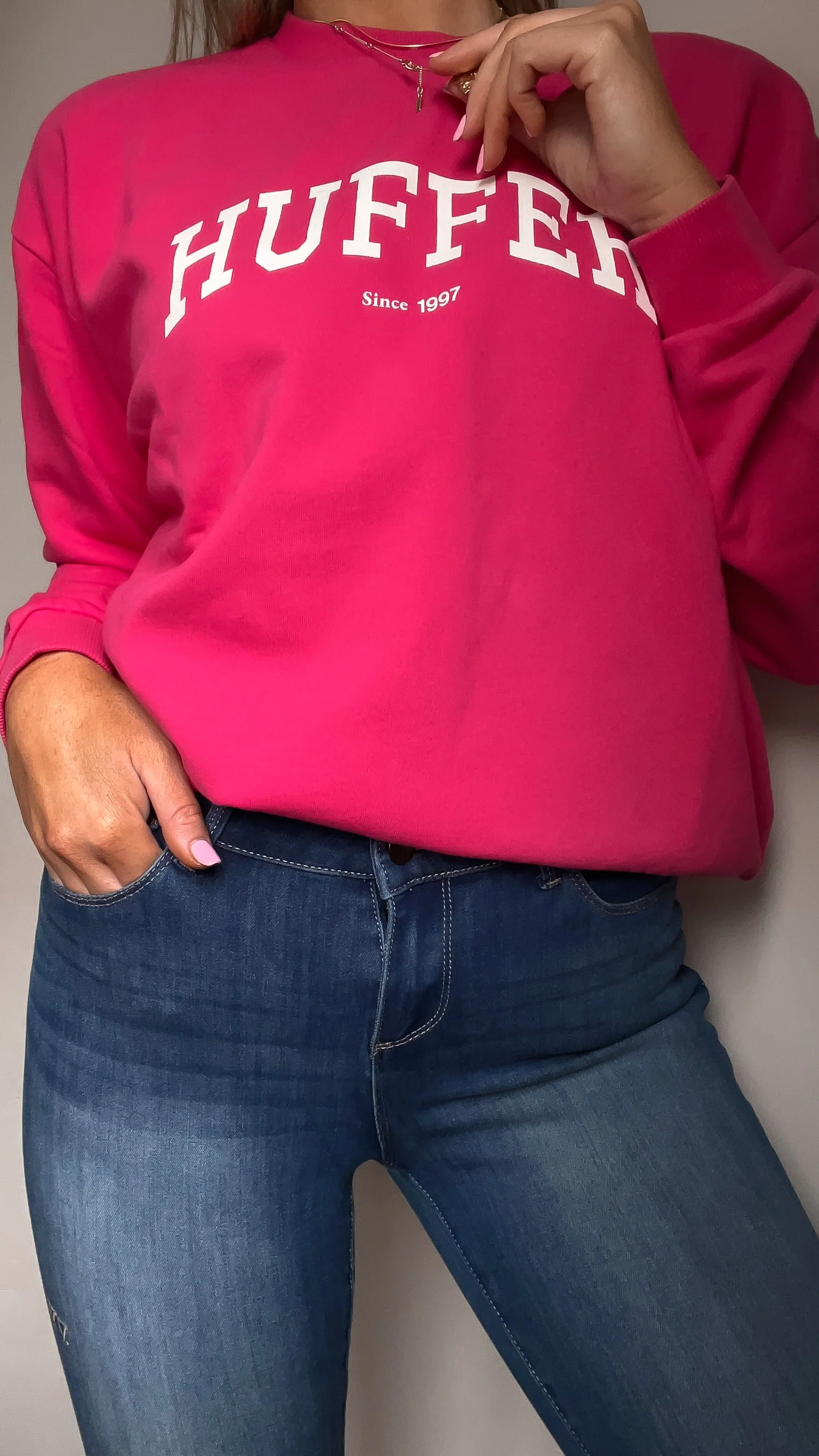 Shine On Label Sculpt Denim Cropped Jean True Blue Wash - Image 7