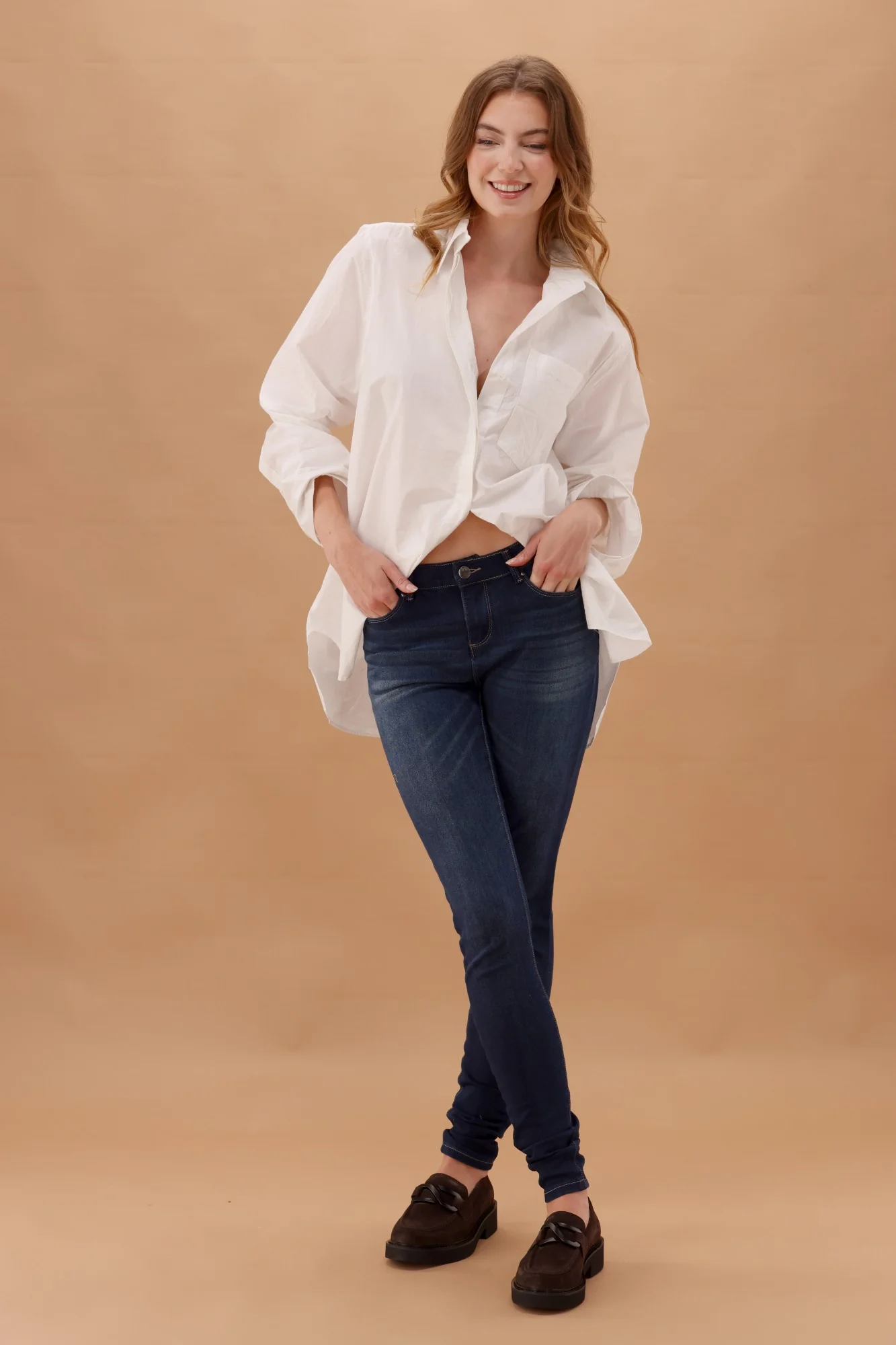 Shine On Label Sculpt Denim Jean Super Dark Indigo - Image 3