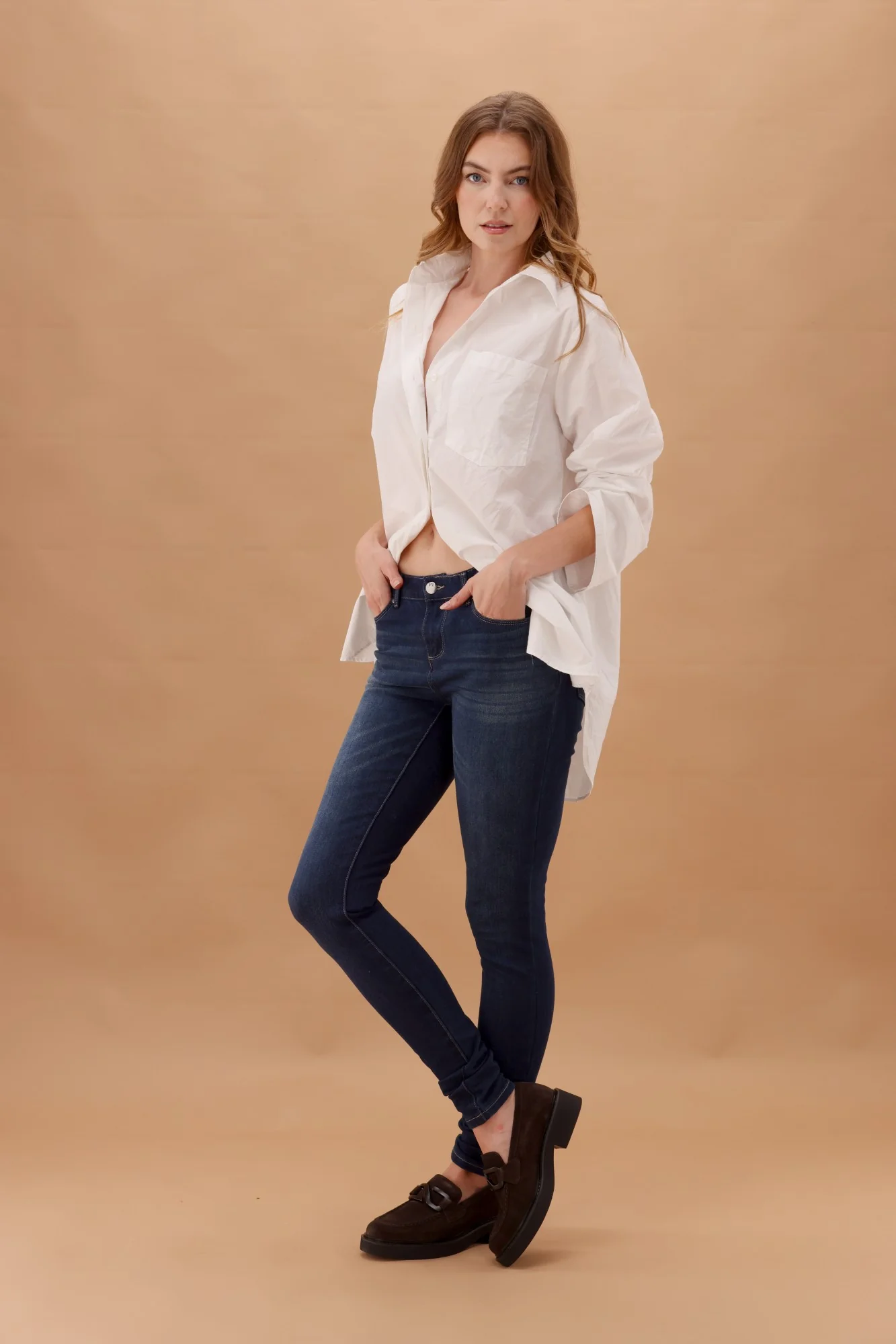 Shine On Label Sculpt Denim Jean Super Dark Indigo - Image 4