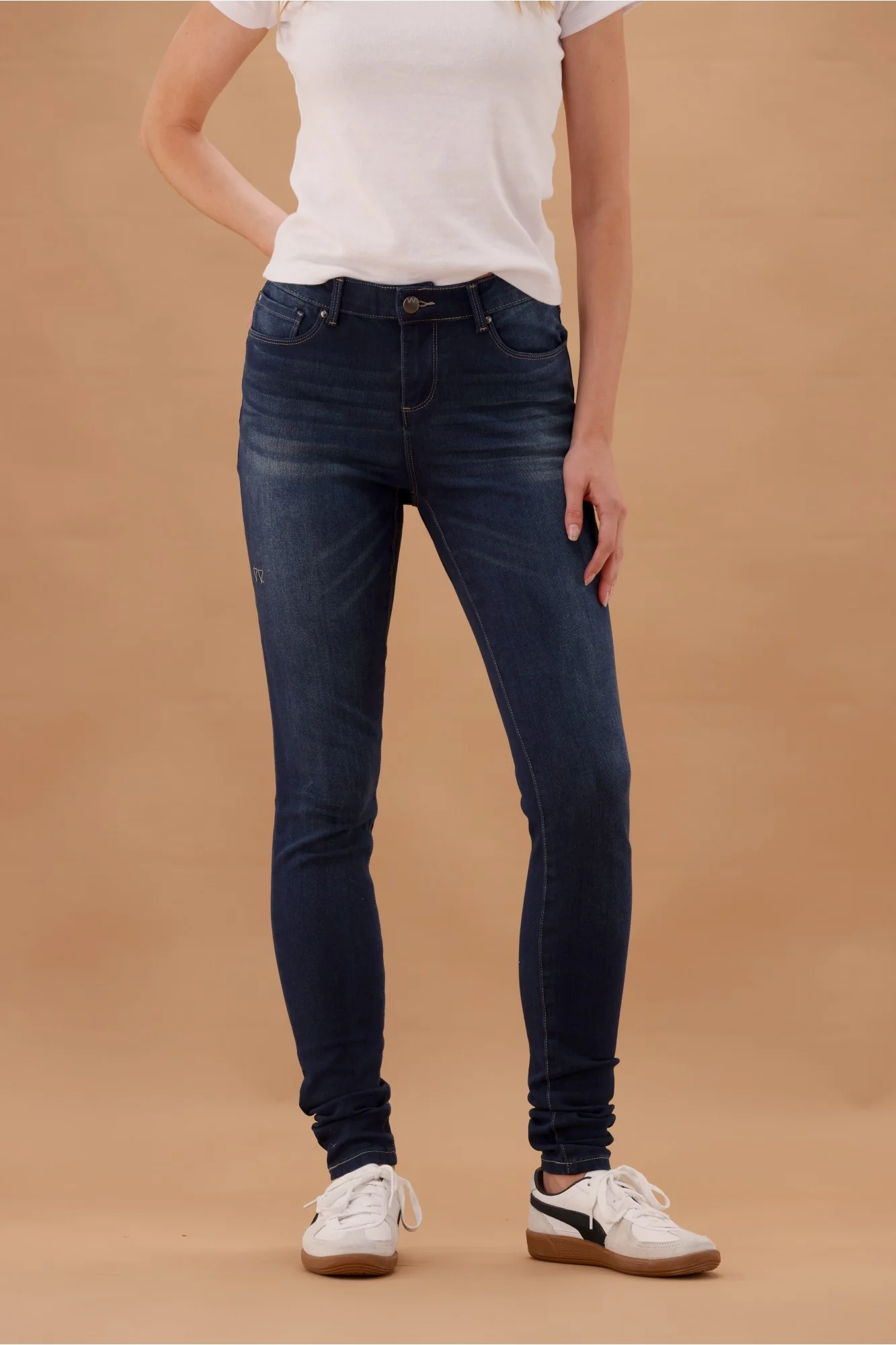 Shine On Label Sculpt Denim Jean Super Dark Indigo - Image 6