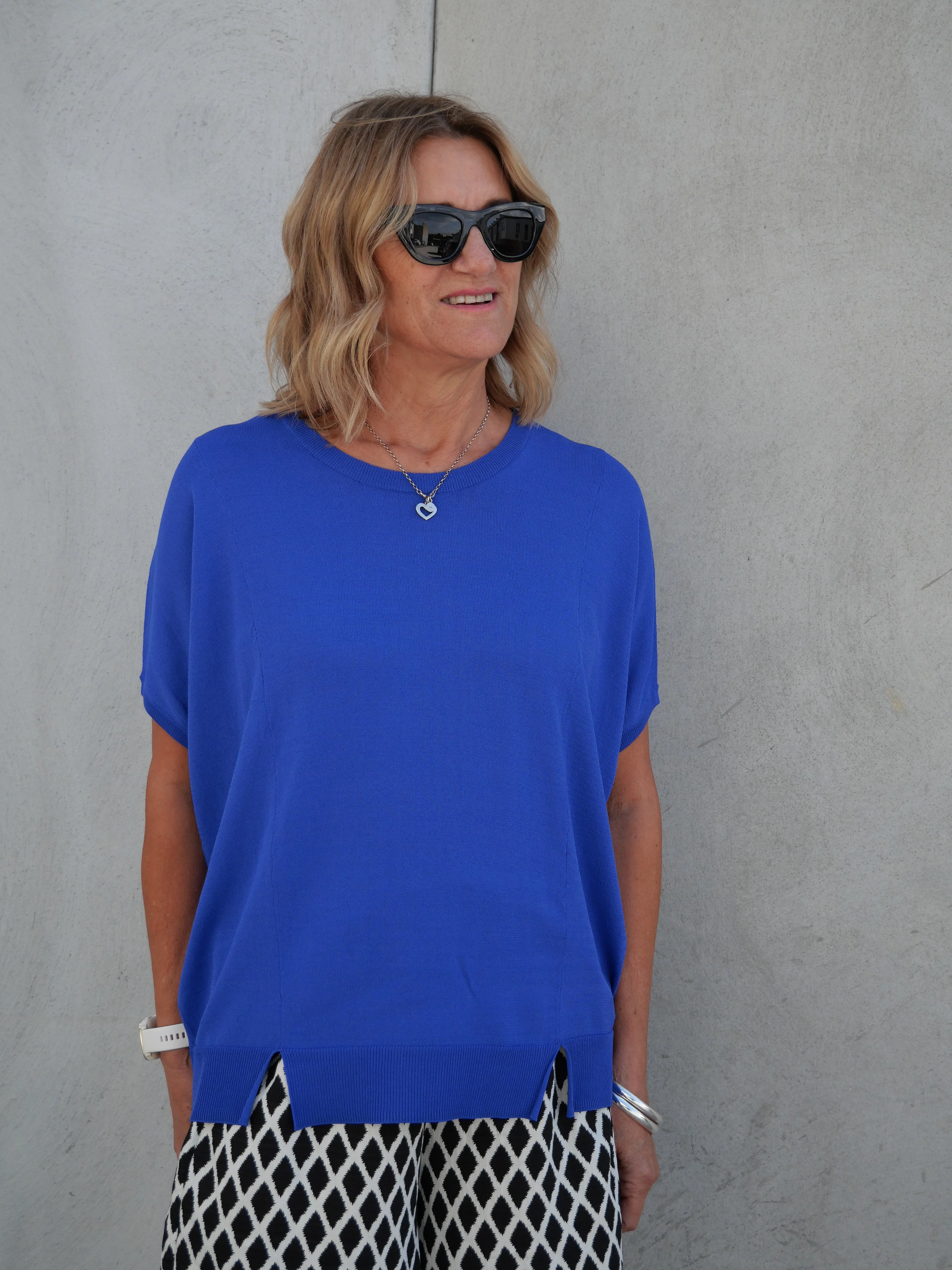 Shine On Label Seb Knit Sweater Blue - Image 2
