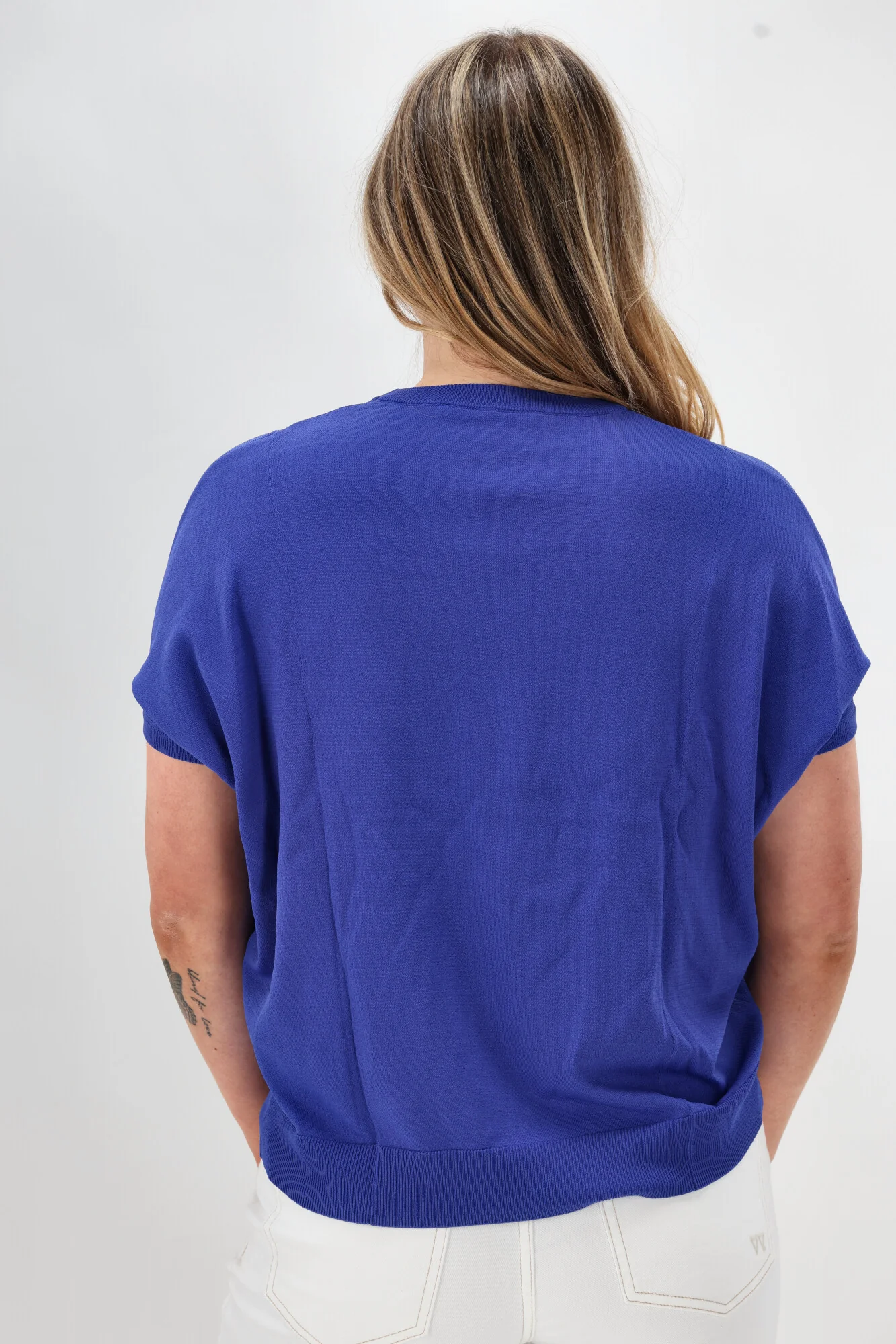 Shine On Label Seb Knit Sweater Blue - Image 6