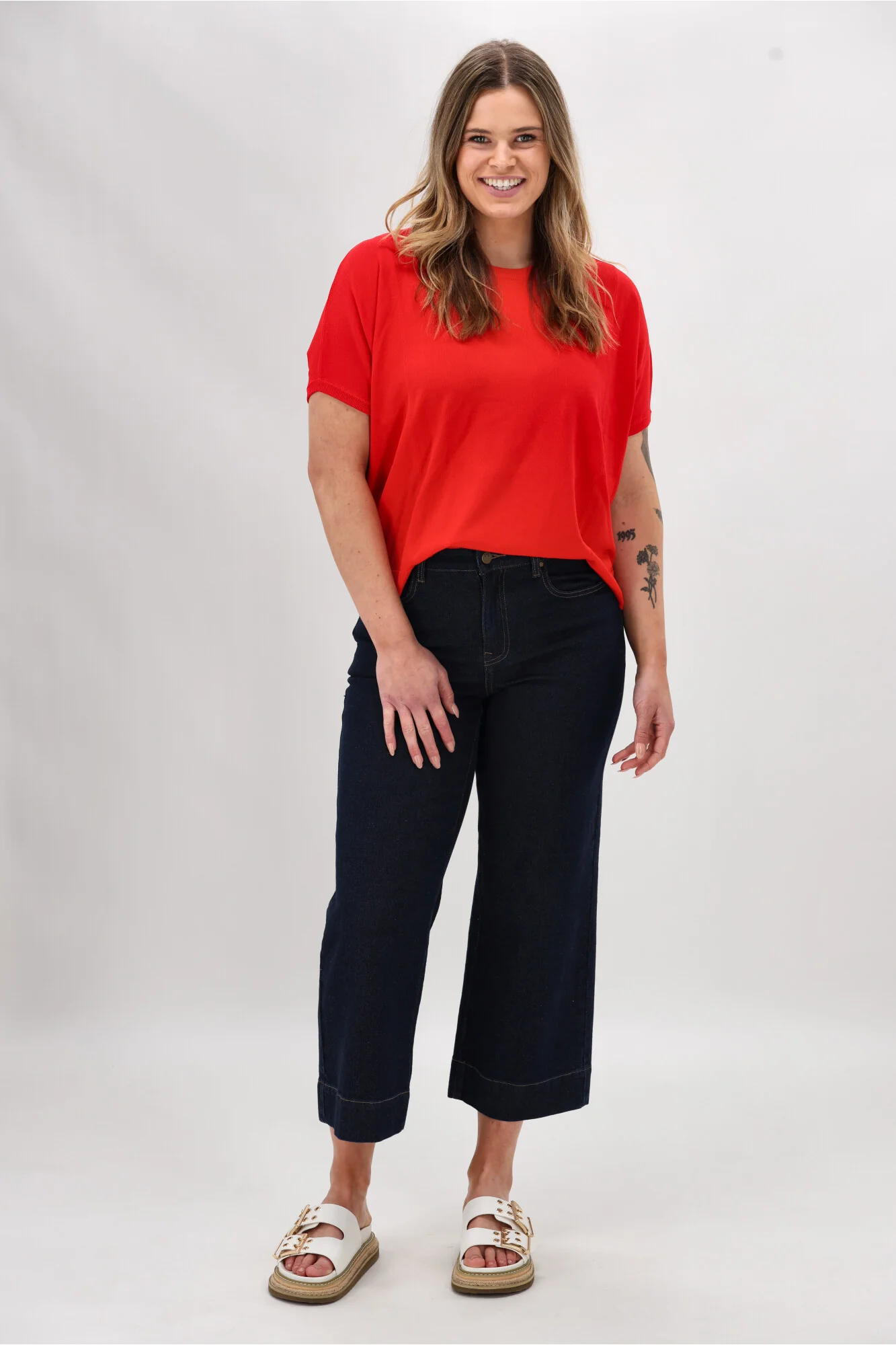 Shine On Label Seb Knit Sweater Coral Red - Image 5