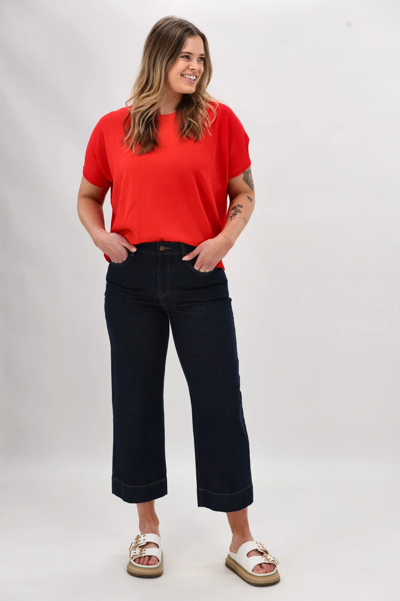 Shine On Label Seb Knit Sweater Coral Red - Image 7