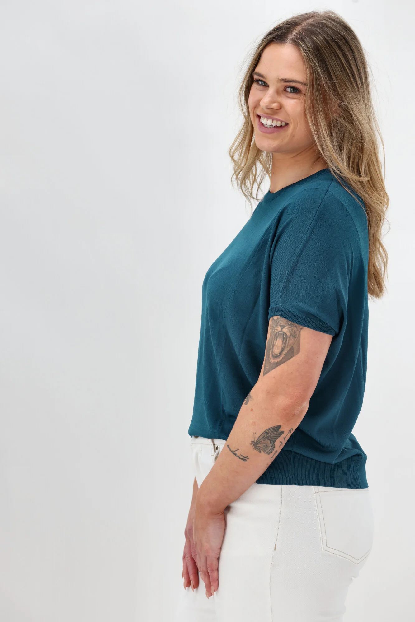 Shine On Label Seb Knit Sweater Teal - Image 8