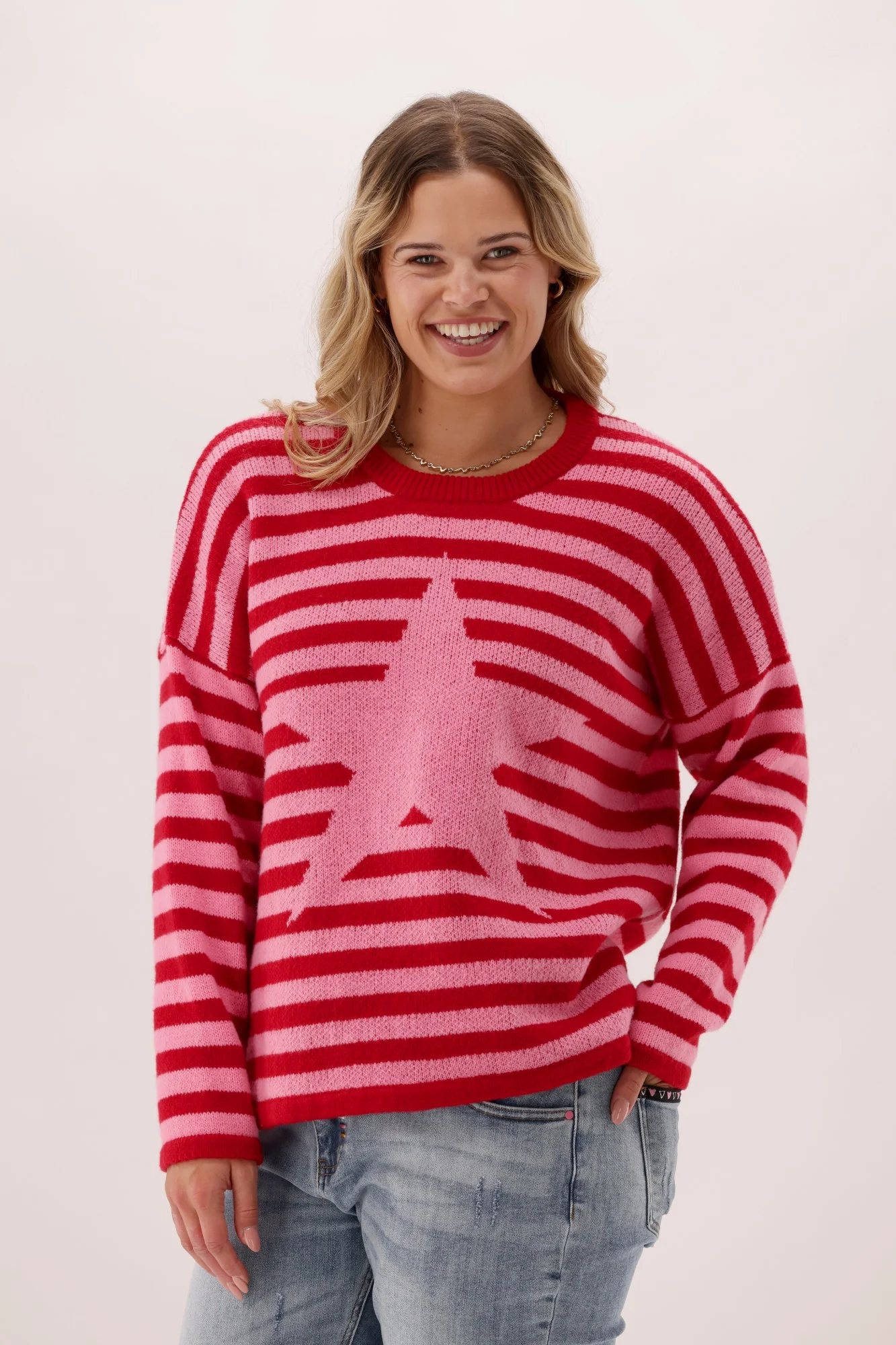 Shine On Label Solara Jumper Pink And Red - Image 4