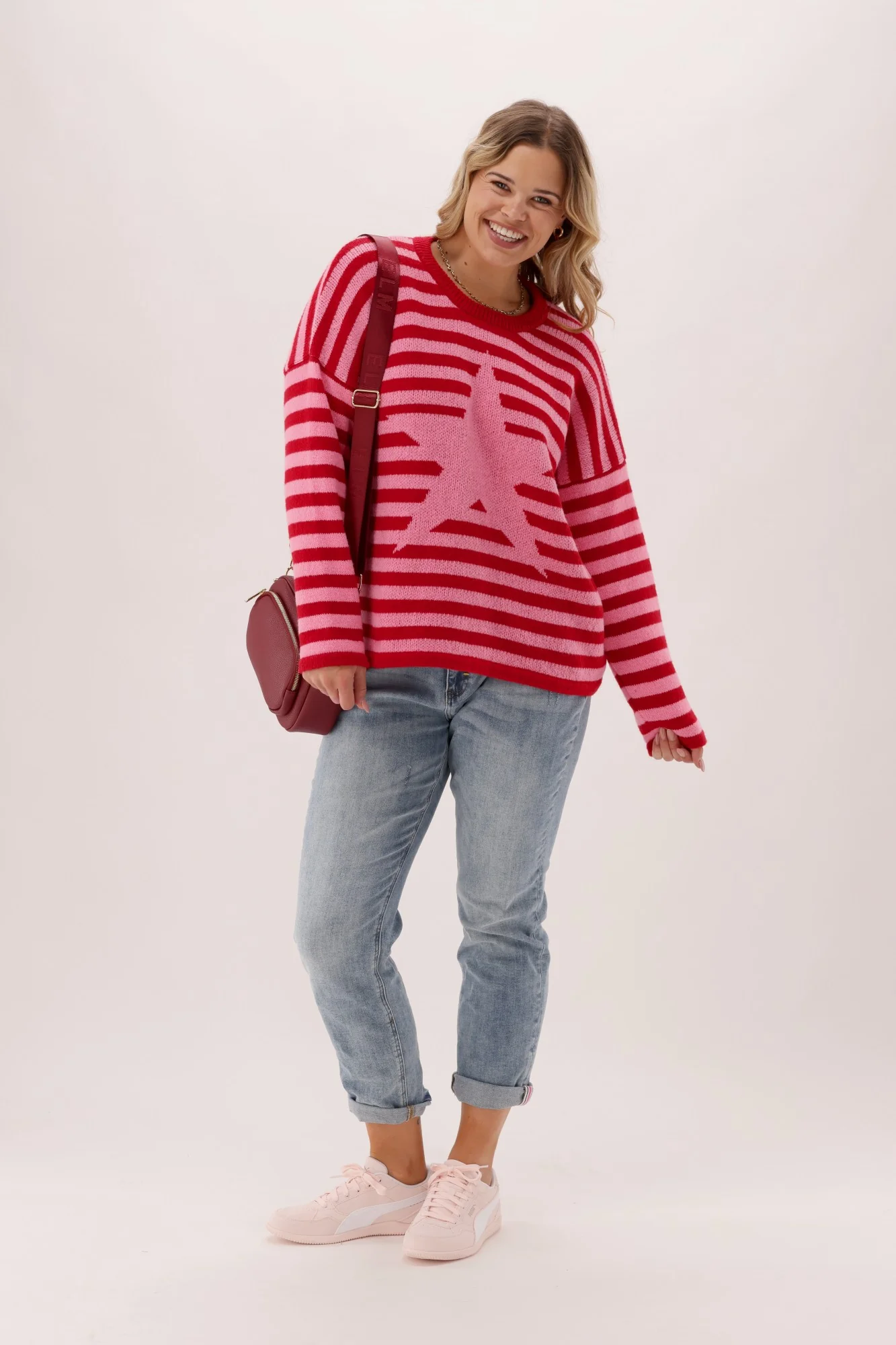 Shine On Label Solara Jumper Pink And Red - Image 5