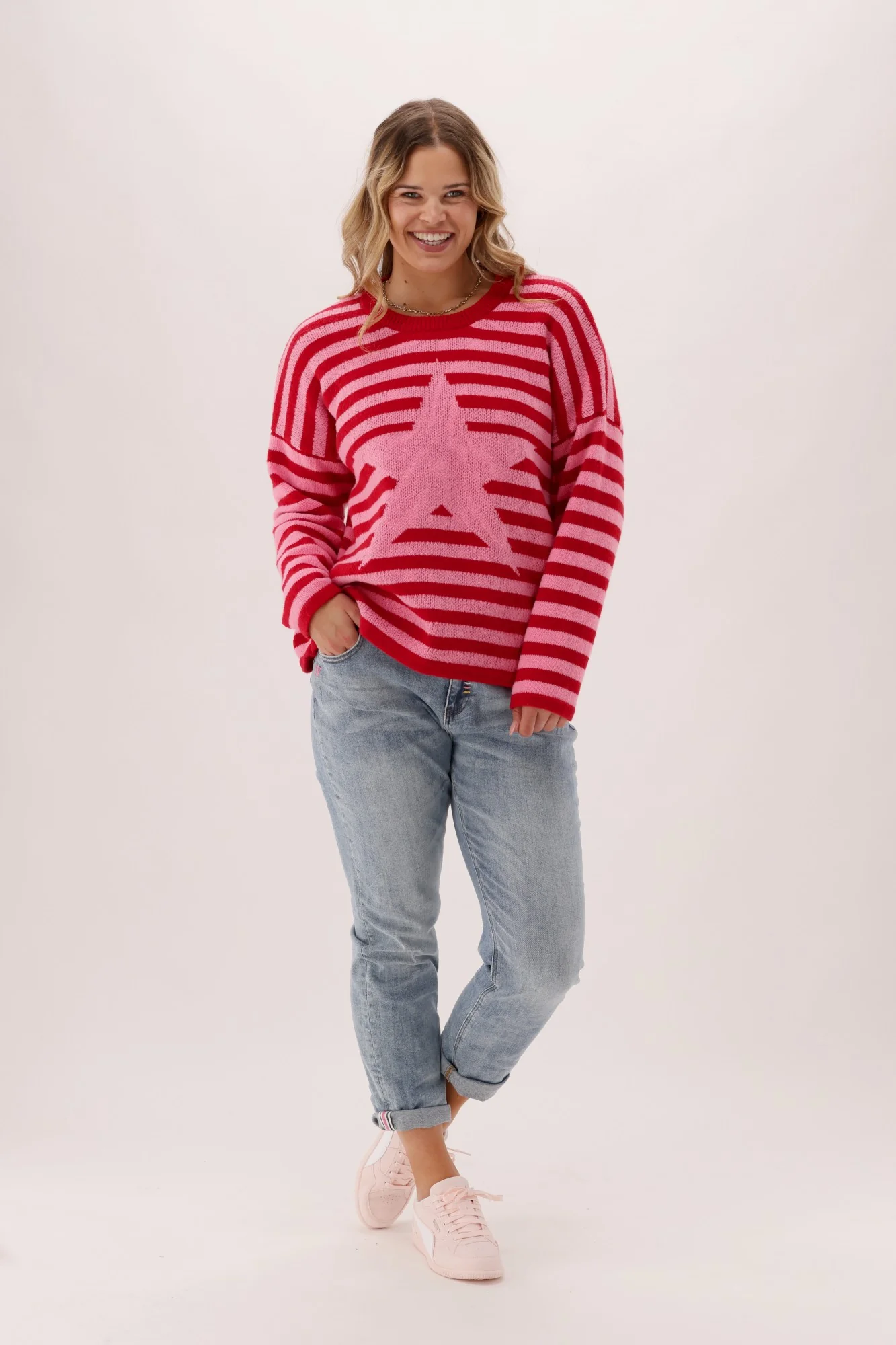 Shine On Label Solara Jumper Pink And Red - Image 8