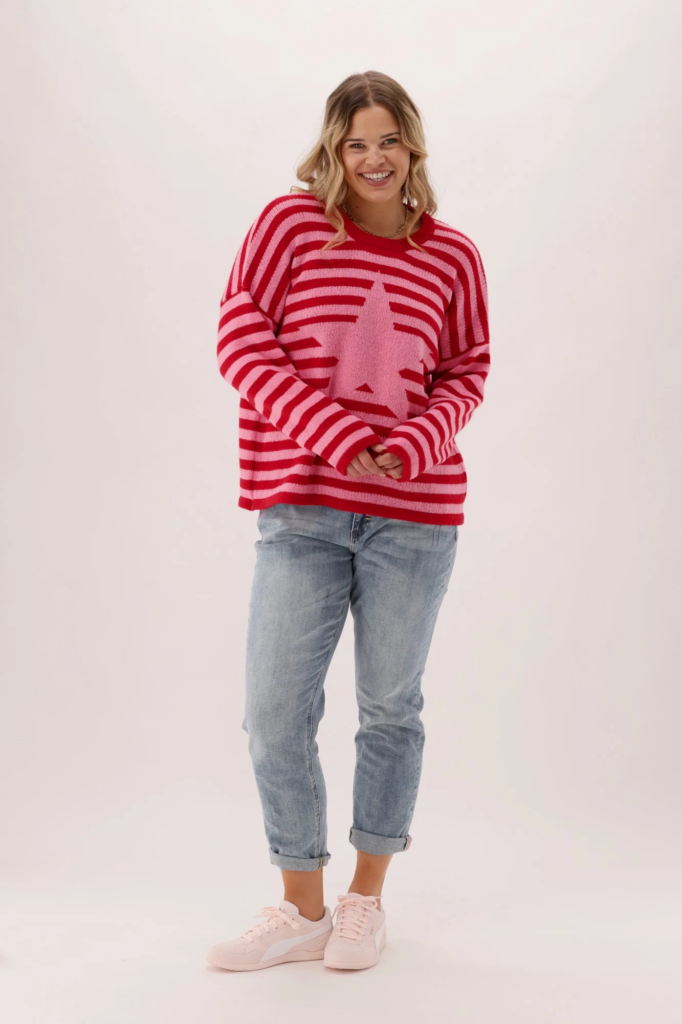 Shine On Label Solara Jumper Pink And Red - Image 9