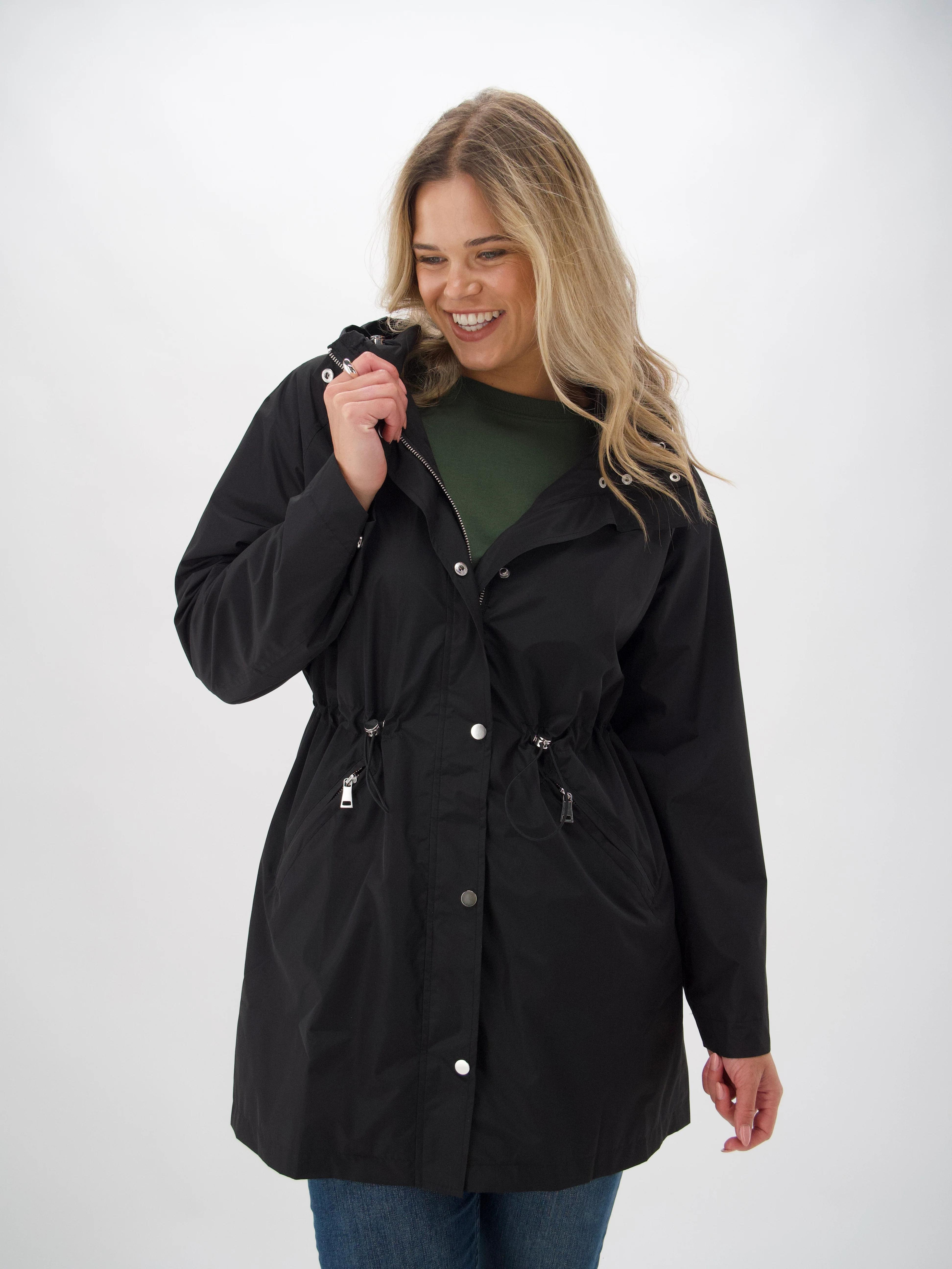 Shine On Label Stellar Anorak Jacket Black - Image 2