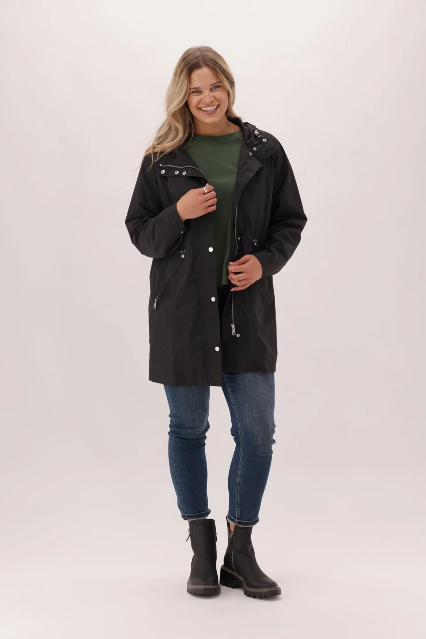Shine On Label Stellar Anorak Jacket Black - Image 5