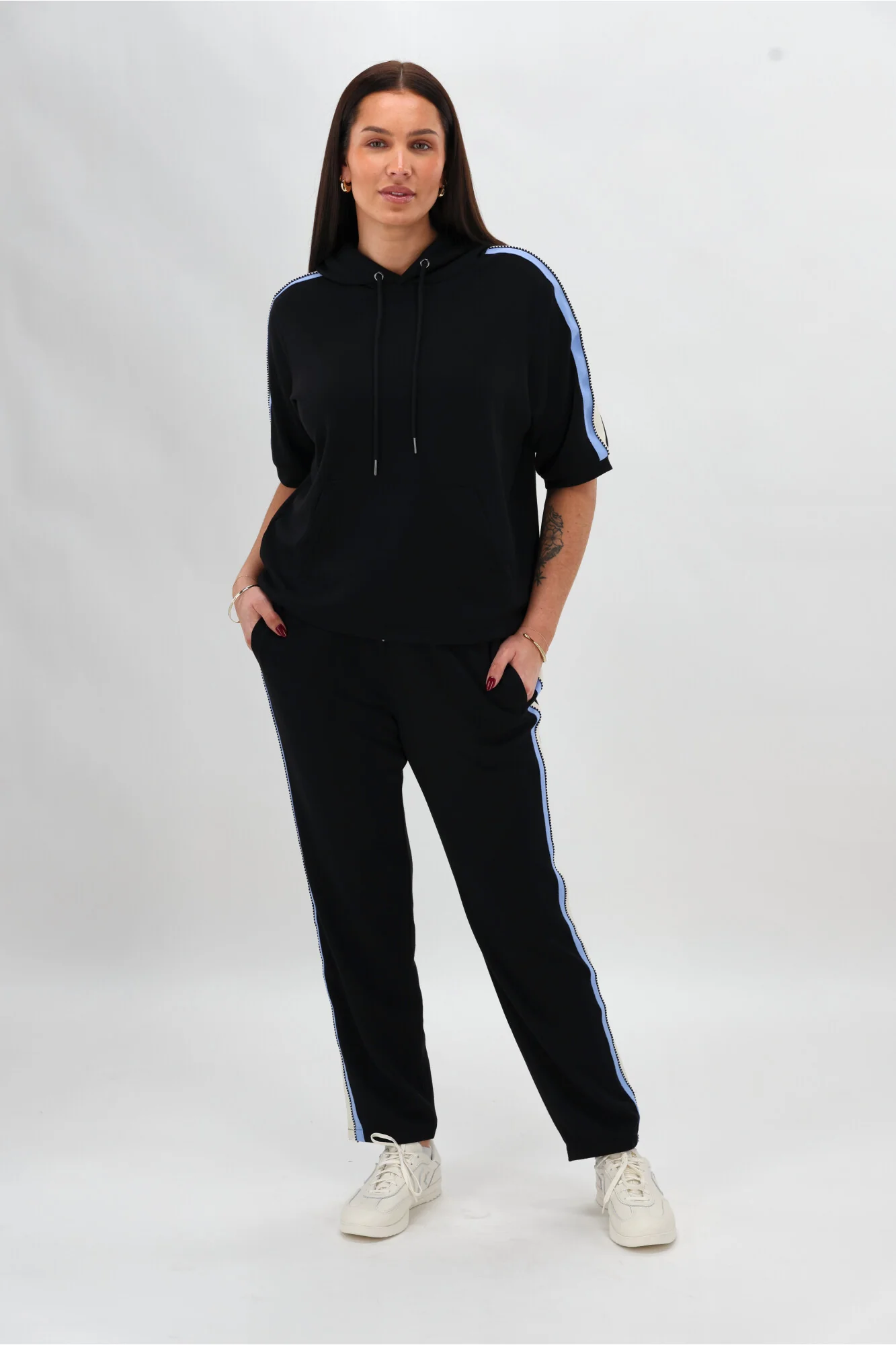 Shine On Label Sutton Track Pants Black