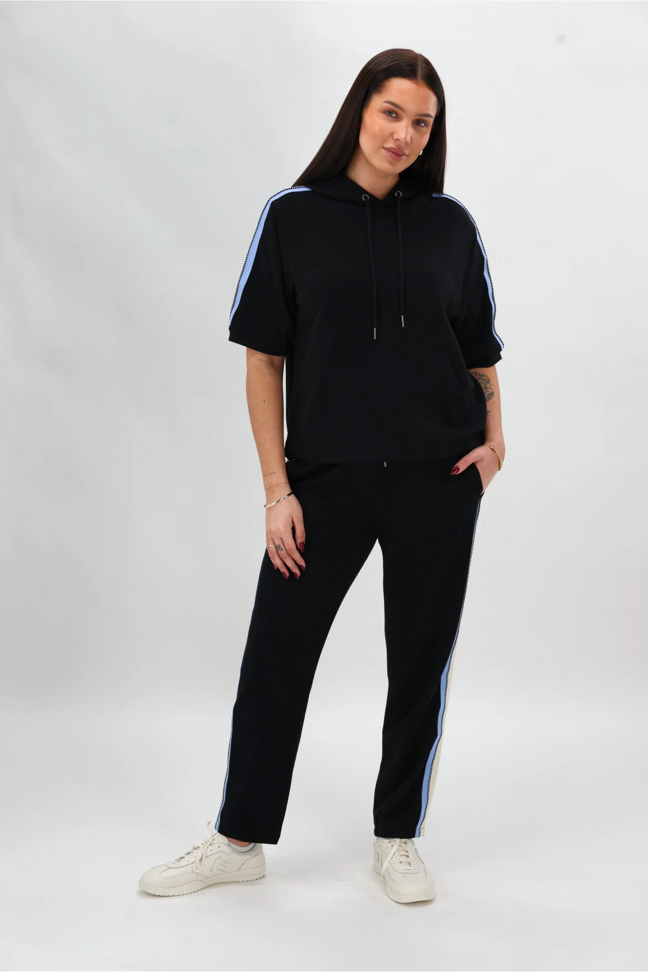 Shine On Label Sutton Track Pants Black - Image 5