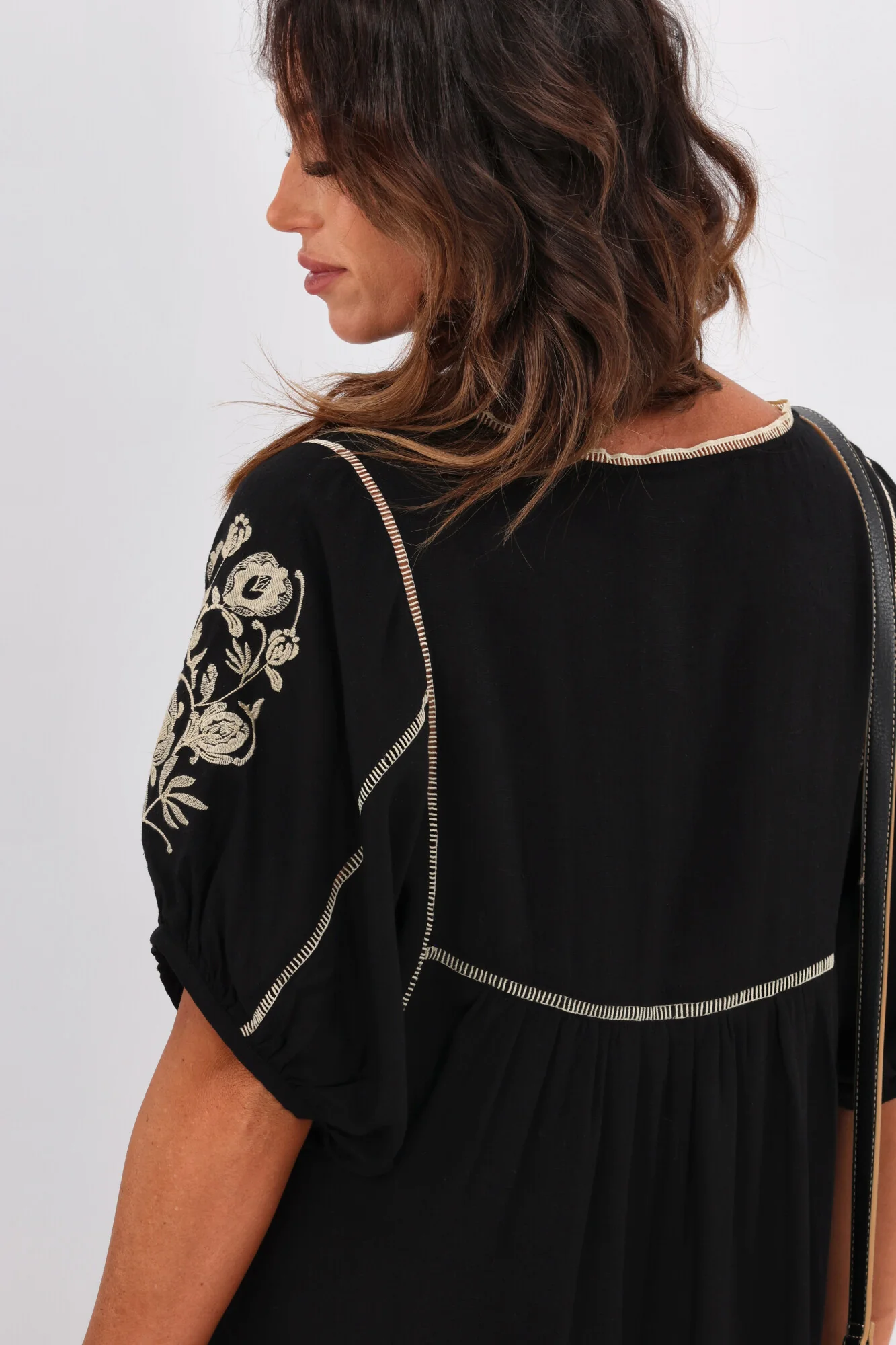 Shine On Label Talullah Dress Black Natural - Image 7