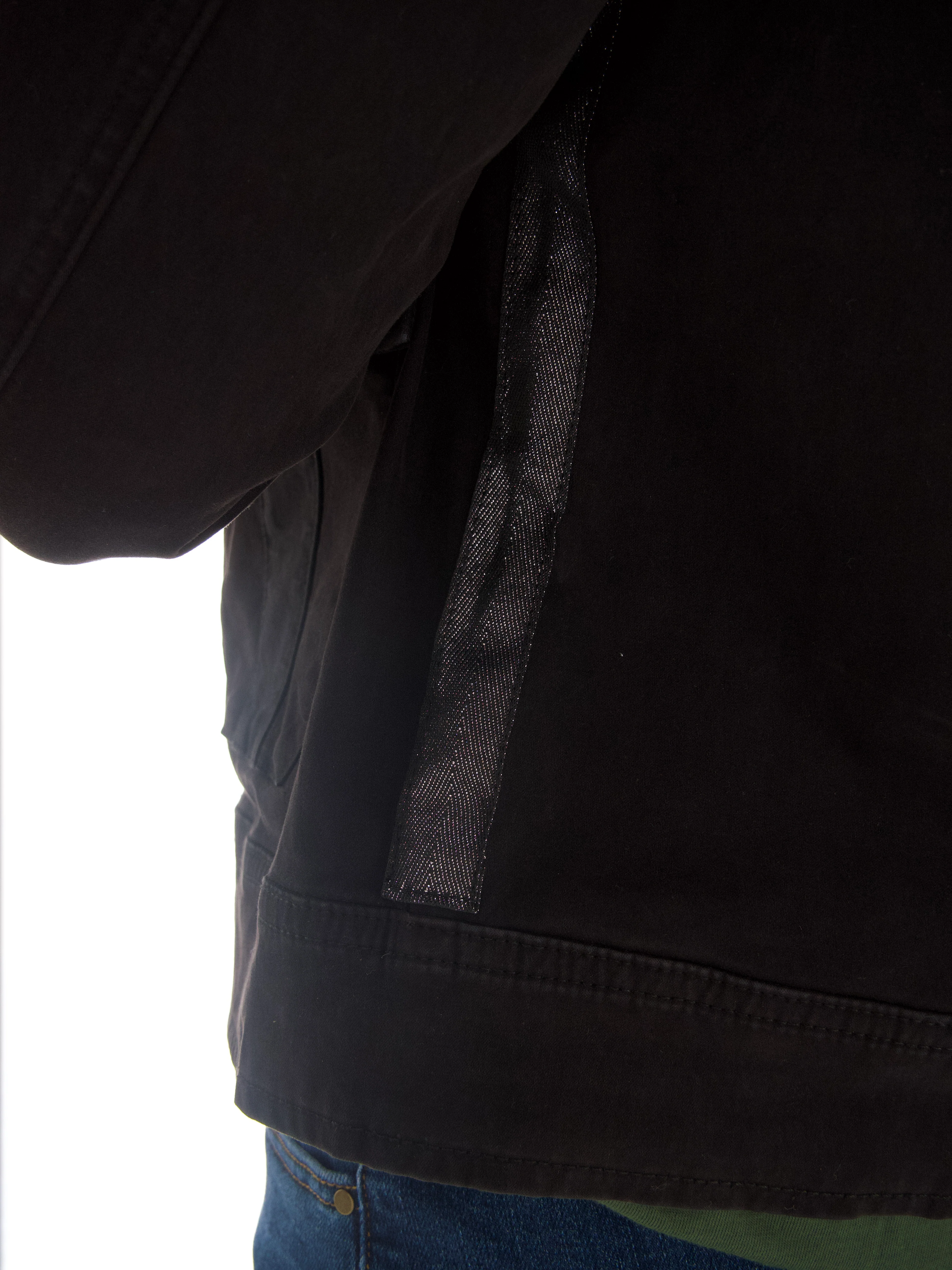 Shine On Label Willa Epaulette Jacket Black - Image 5