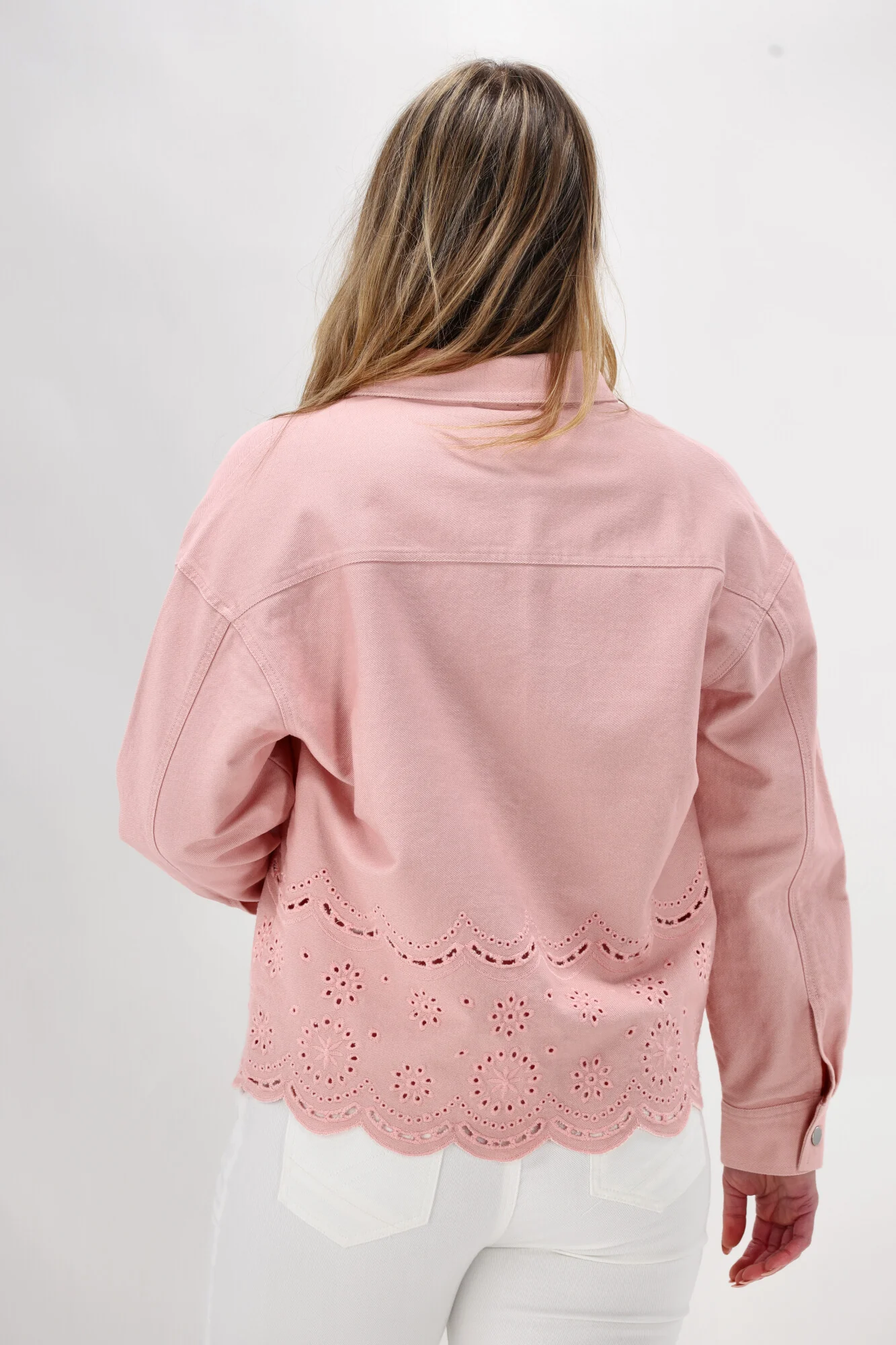 Shine On Label Zariyah Embroidered Shacket Pink - Image 16