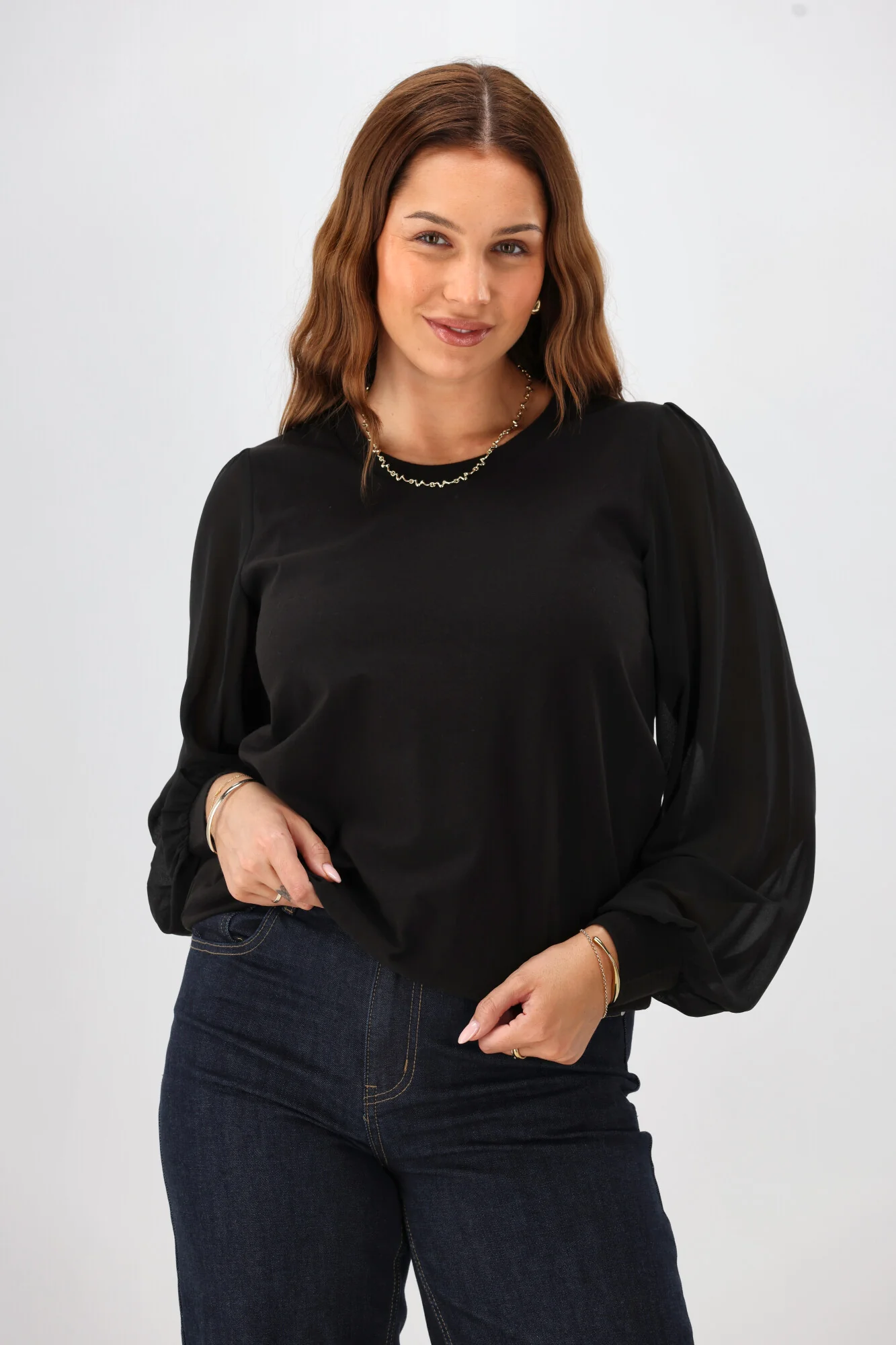 Shine On Label Zenova Top Black - Image 2