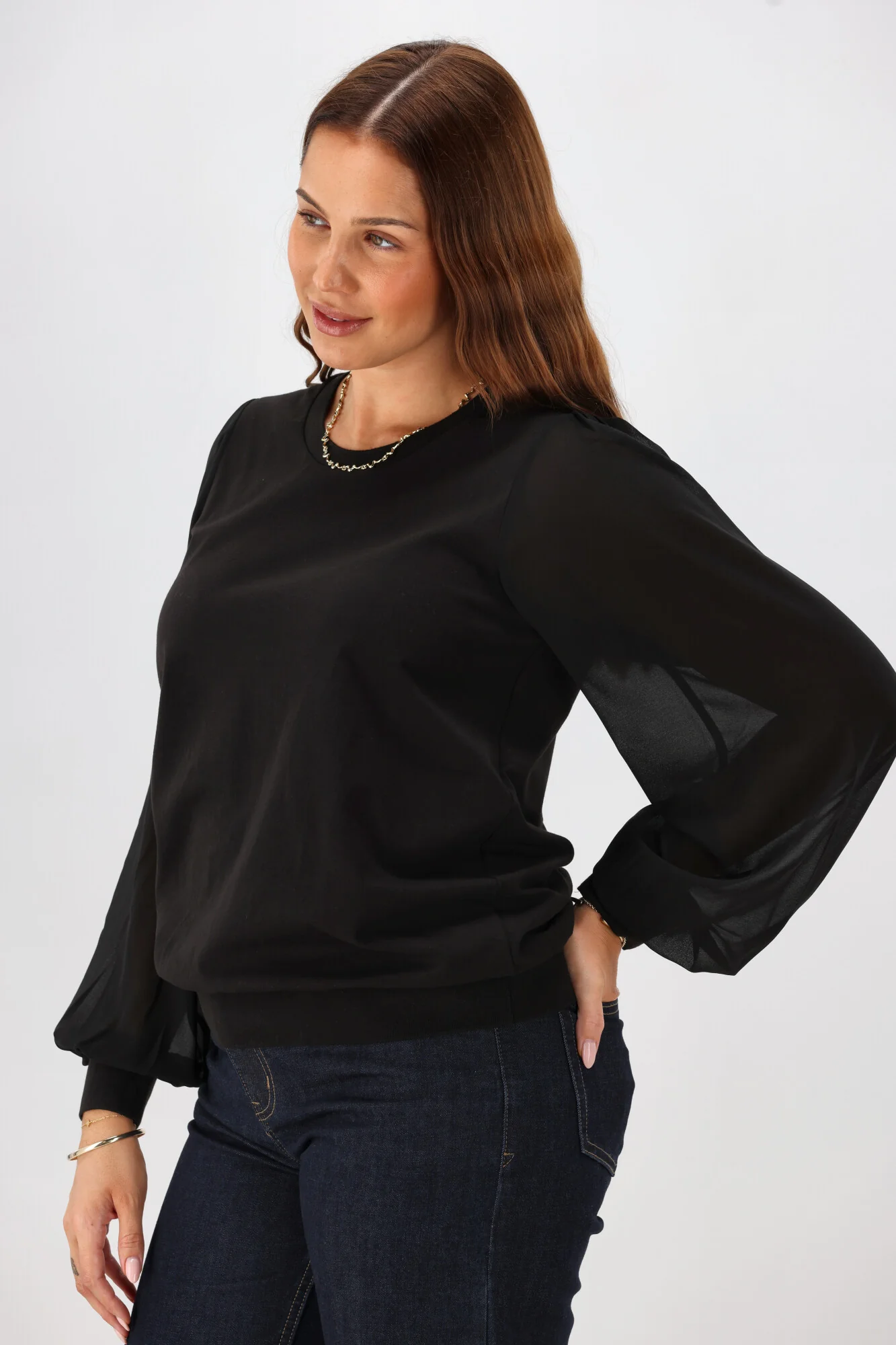Shine On Label Zenova Top Black - Image 4