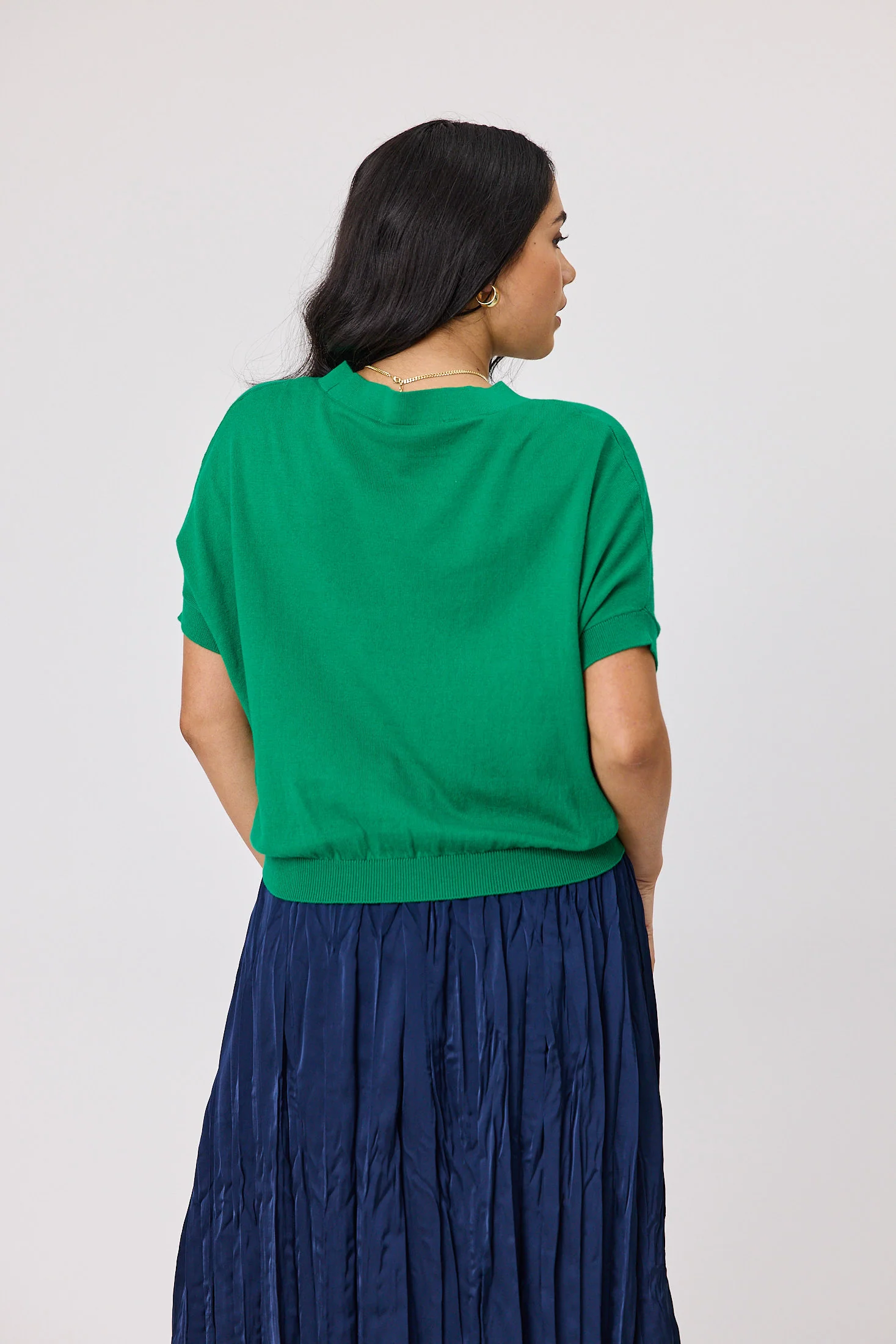 Shine On Label Zosia Batwing Cardigan Green - Image 4